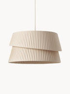 Suspension avec abat-jour asymétrique Elfrad - Beige