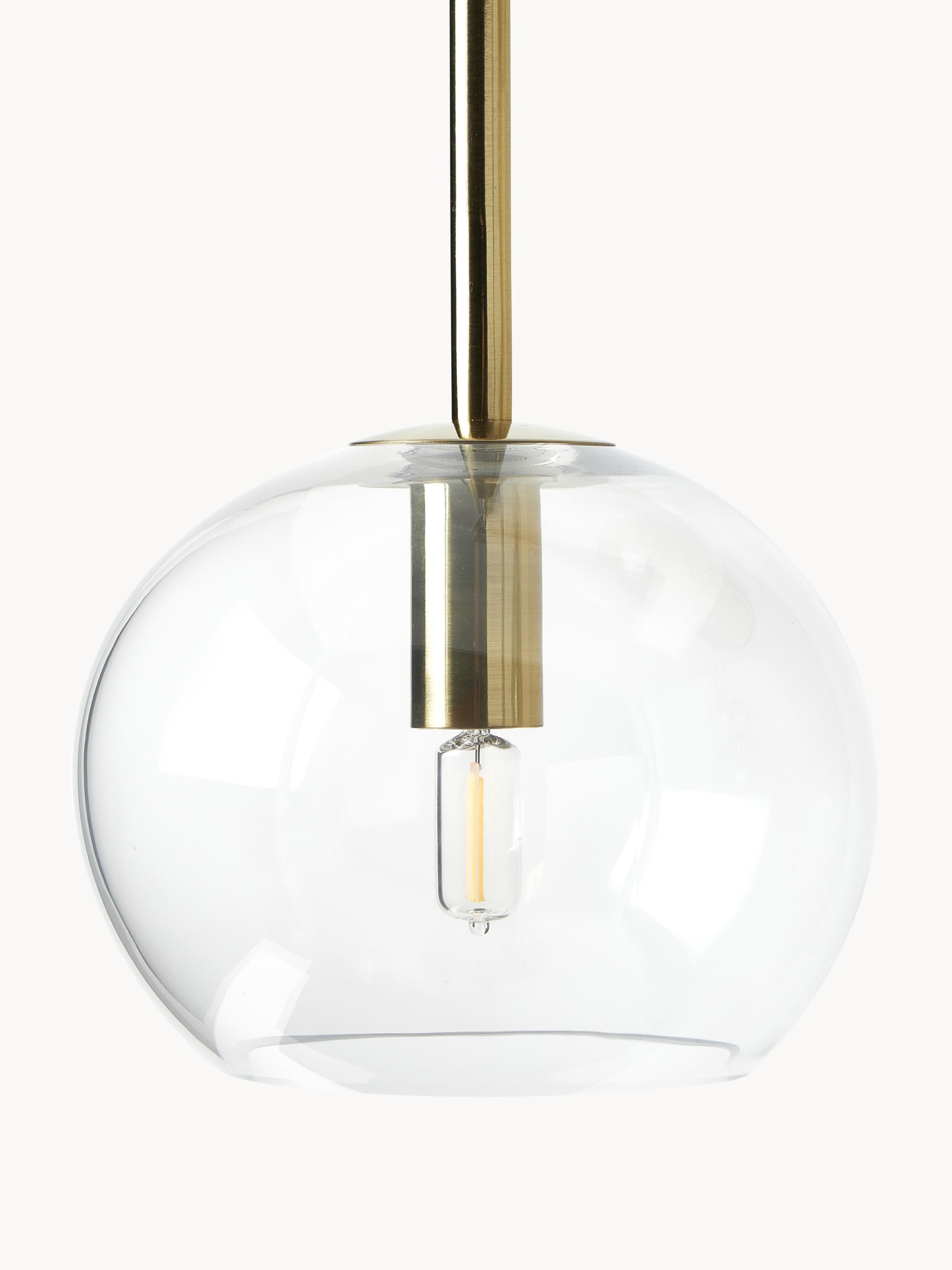 Grande suspension en verre Kjel - Multicolore, transparent
