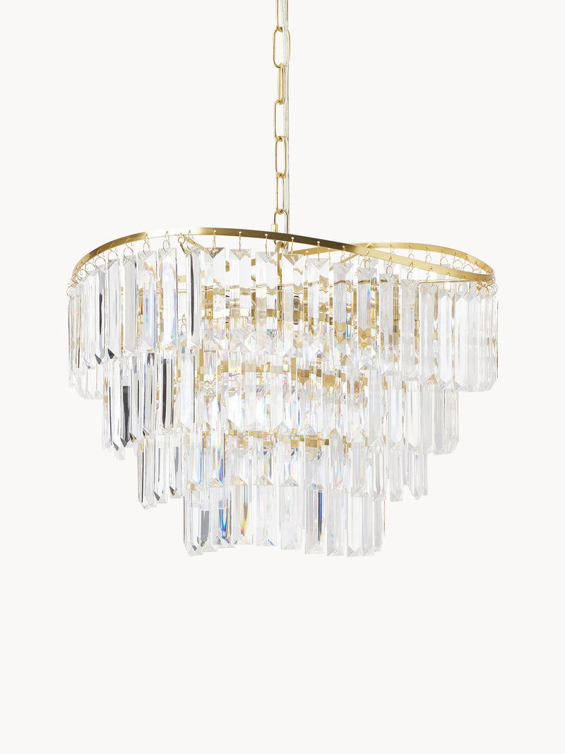 Lustre Conrad - Transparent, doré