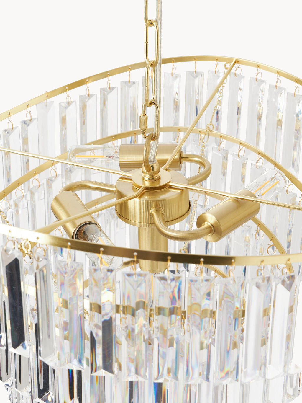 Lustre Conrad - Transparent, doré