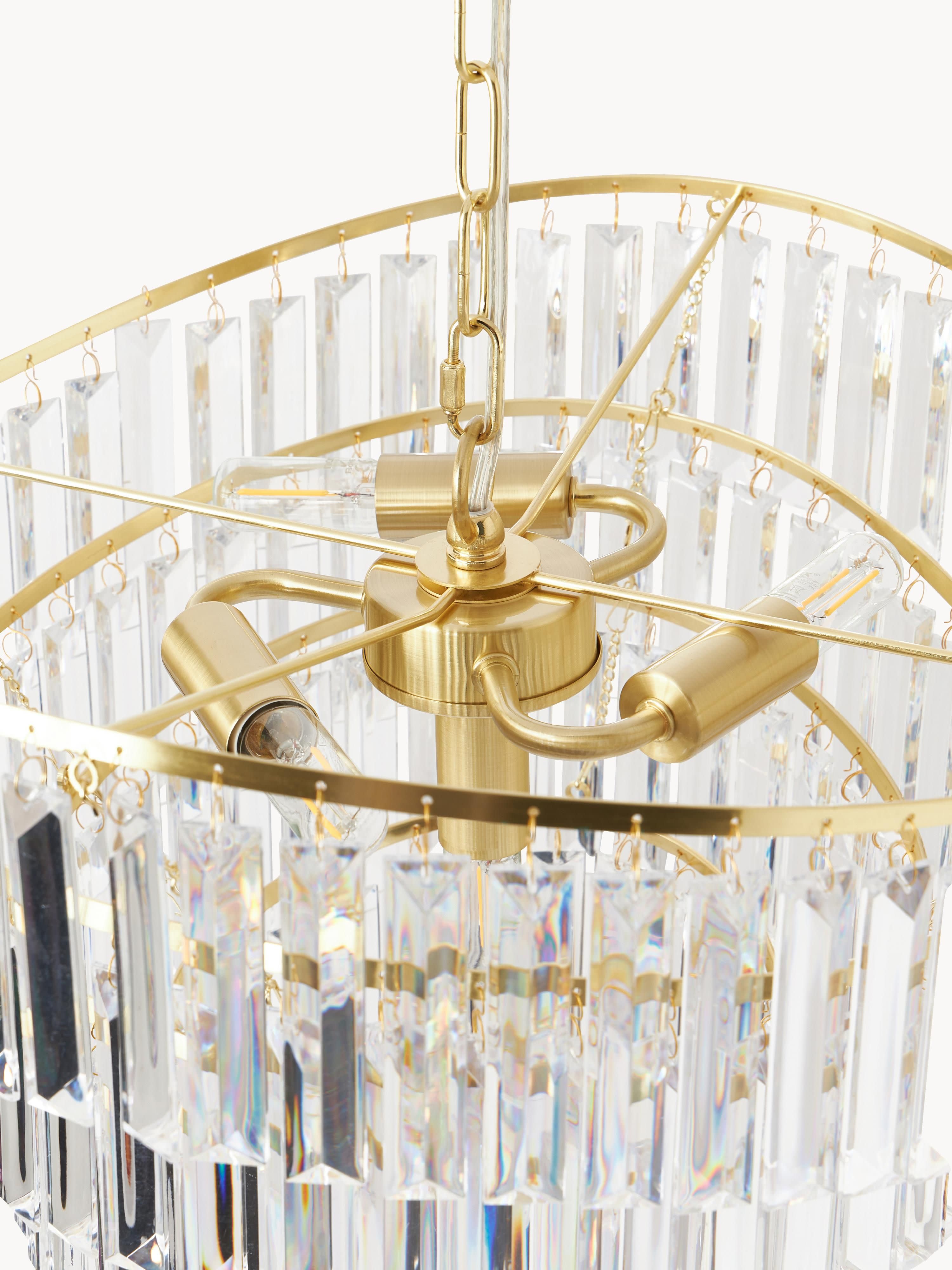 Lustre Conrad - Transparent, doré