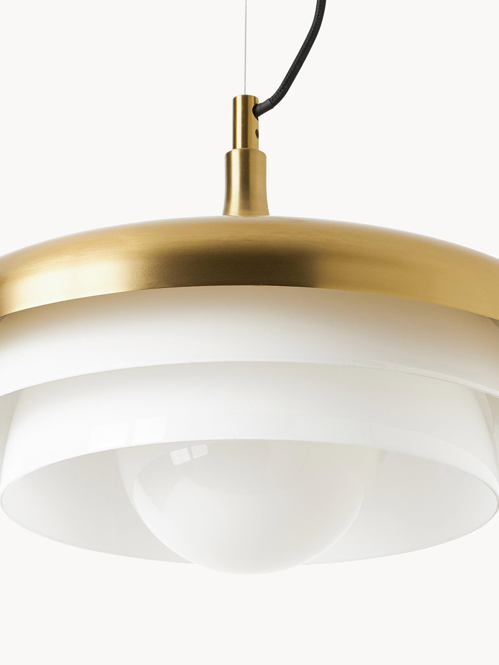Suspension Sidley - Blanc, doré