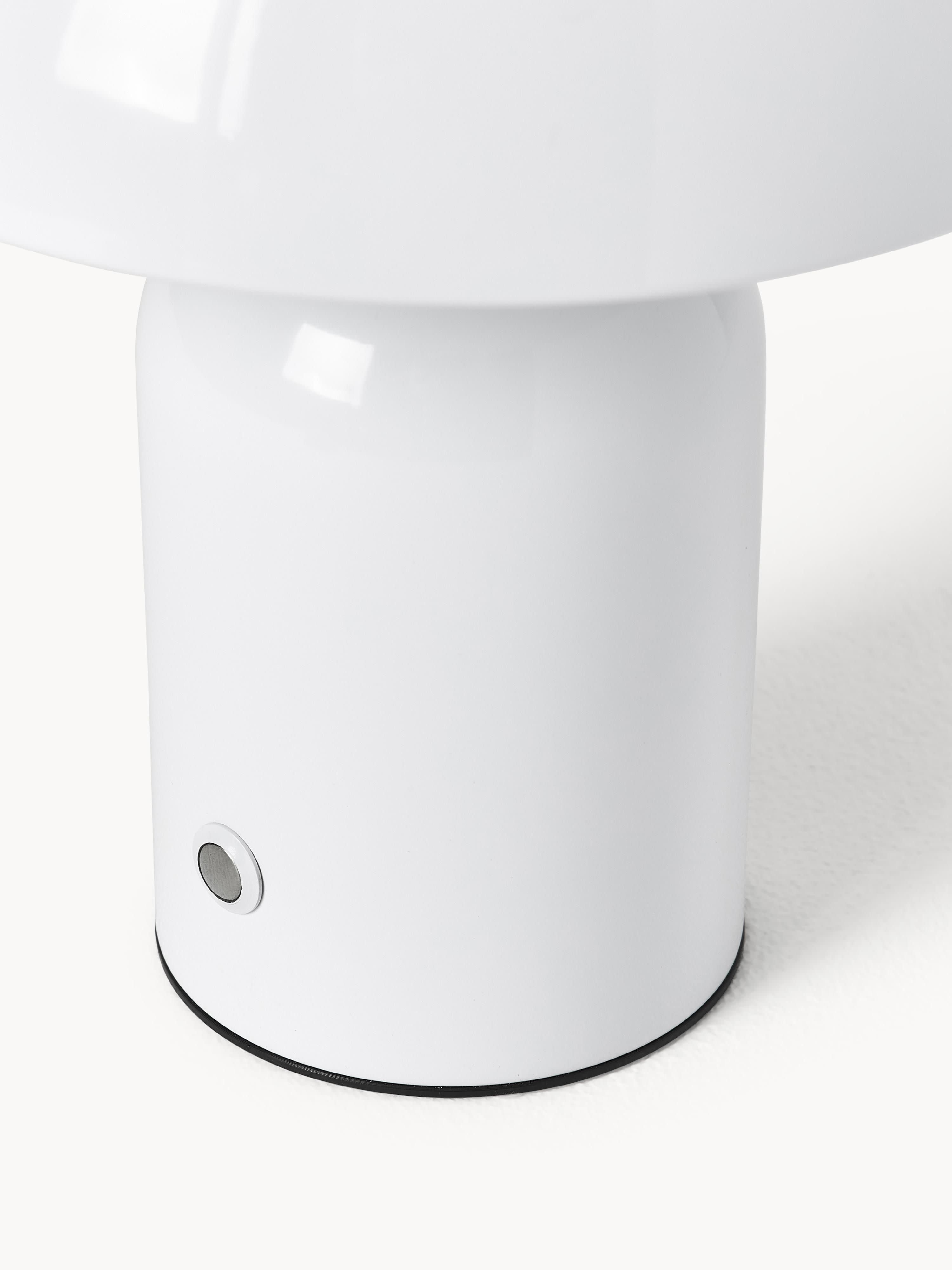 Petite lampe à poser LED mobile Elmo, intensité ajustable - Blanc, haute brillance