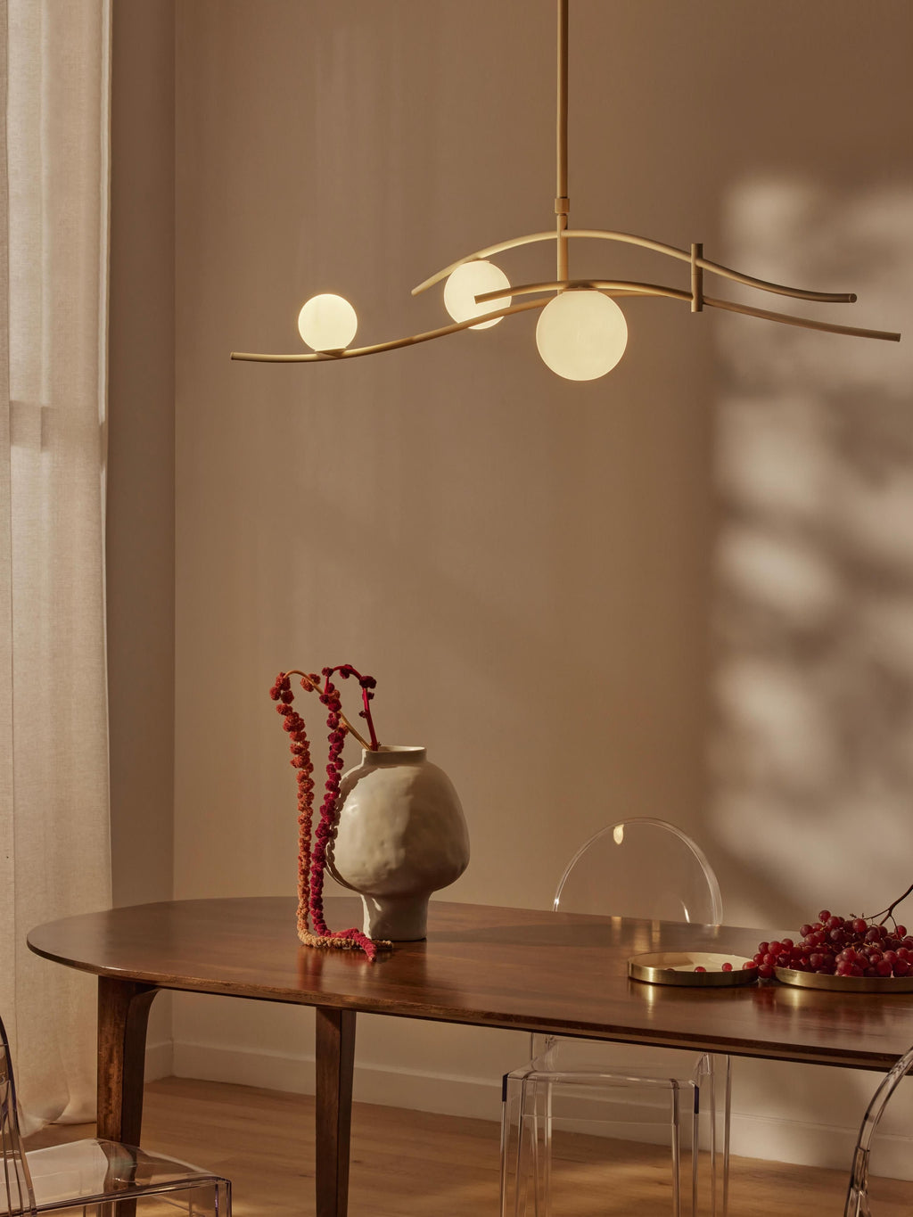 Grande suspension Brant - Beige clair