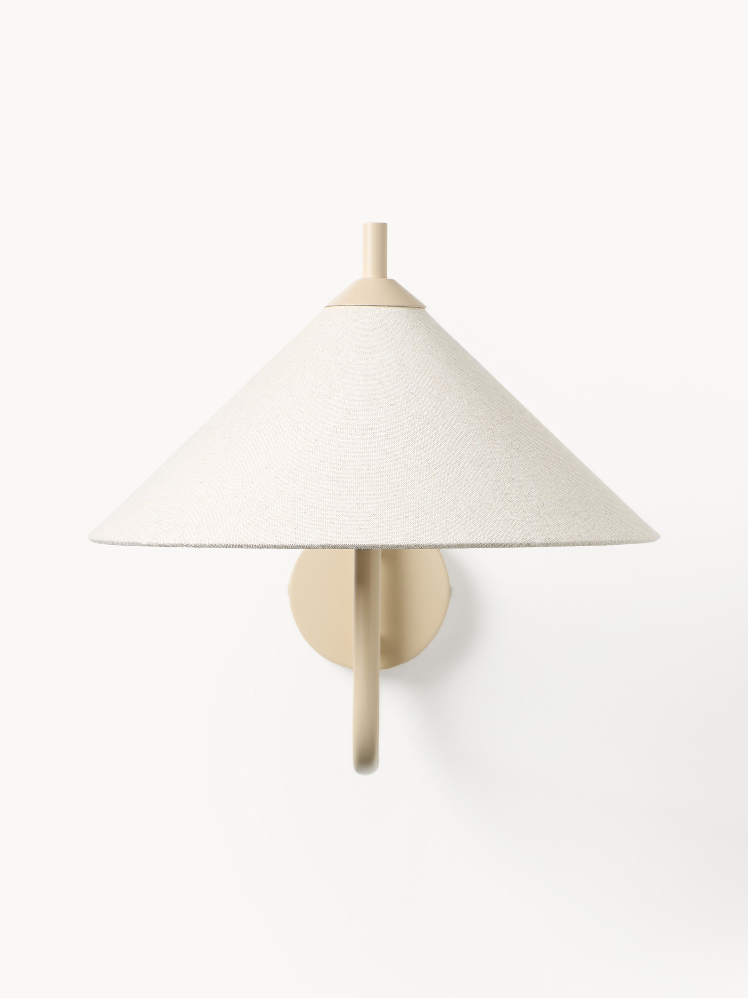 Grande applique murale Archer - Blanc cassé, beige