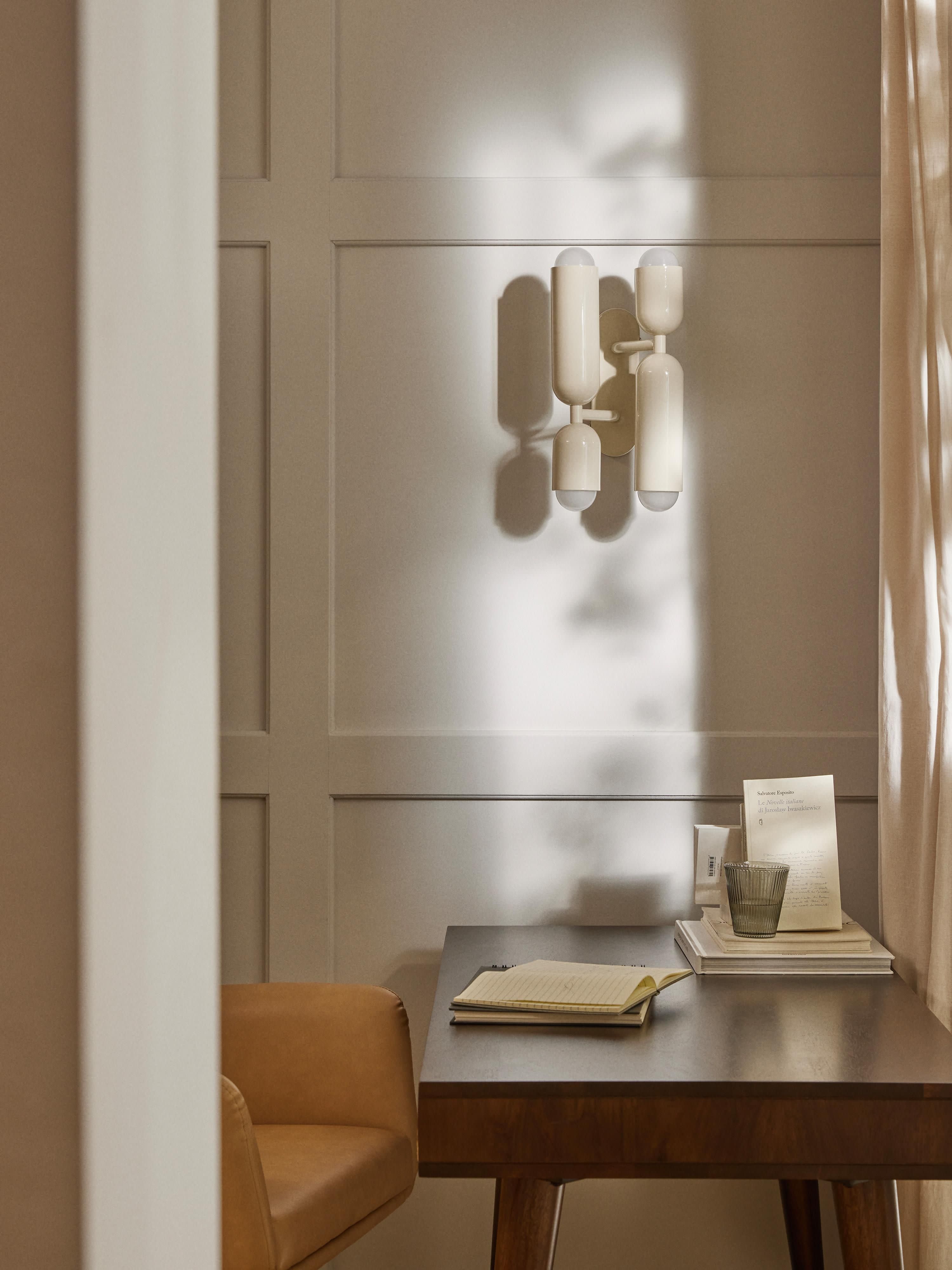 Applique murale LED Walder, intensité ajustable - Blanc cassé