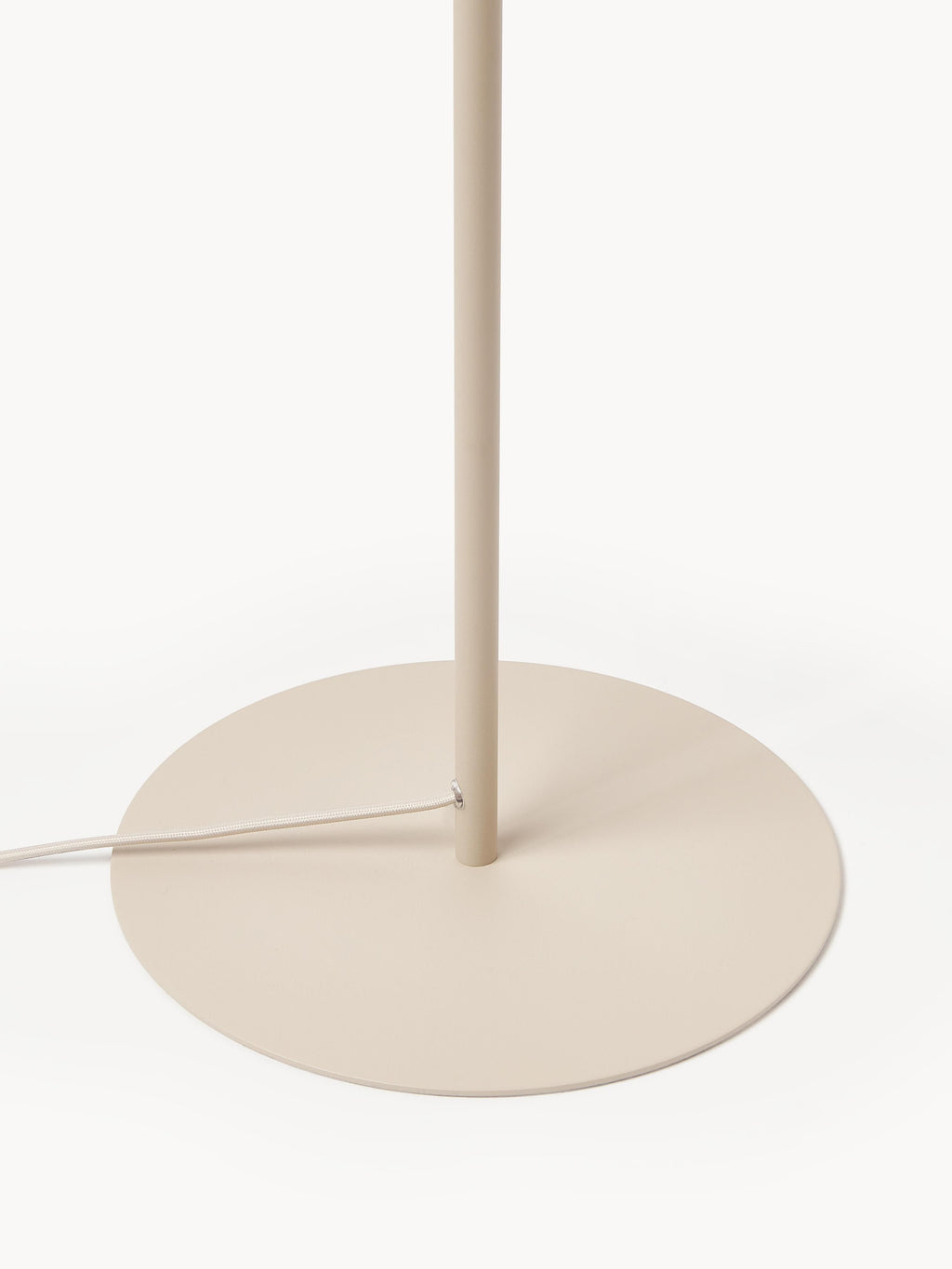 Lampadaire avec abat-jour asymétrique Elfrad - Beige