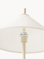 Lampe à poser avec pied en marbre Archer - Beige, marbré