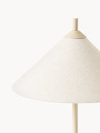 Lampe à poser avec pied en marbre Archer - Beige, marbré