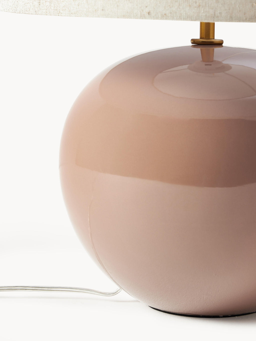 Lampe à poser en céramique Col - Nougat, beige clair