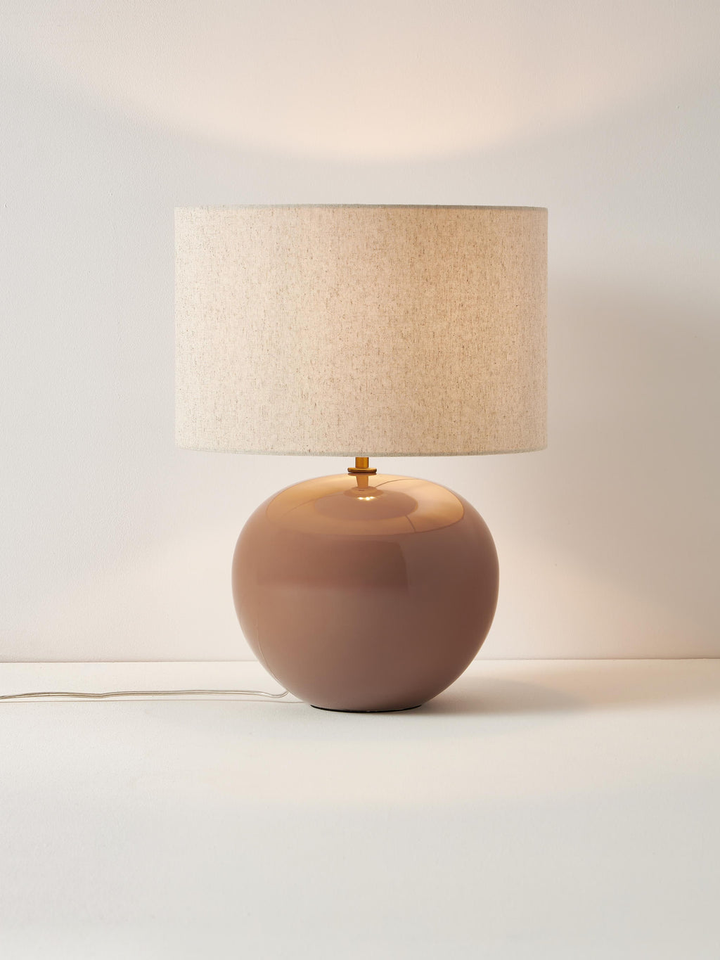 Lampe à poser en céramique Col - Nougat, beige clair