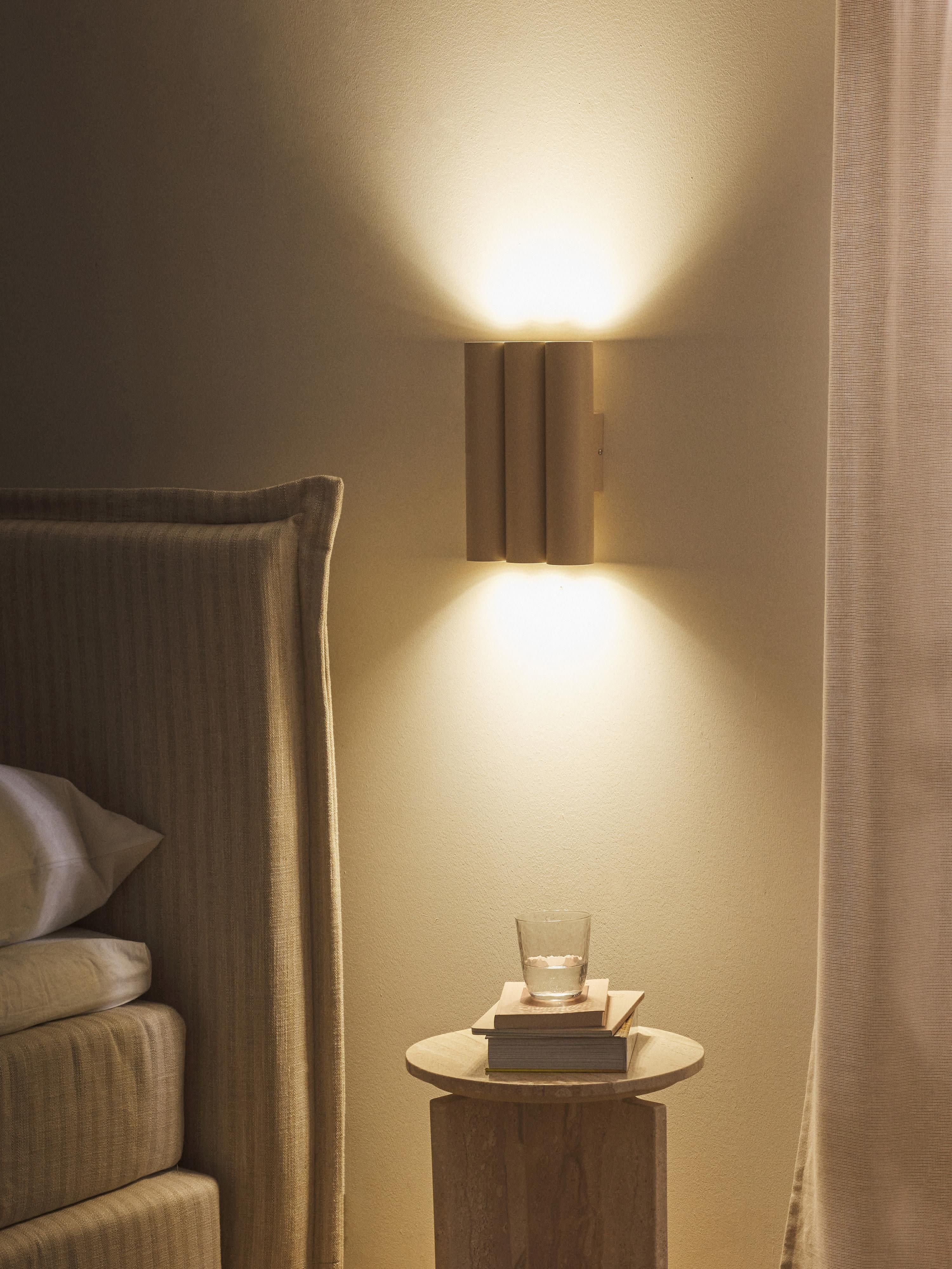 Luminaire up & down Grae - Beige clair