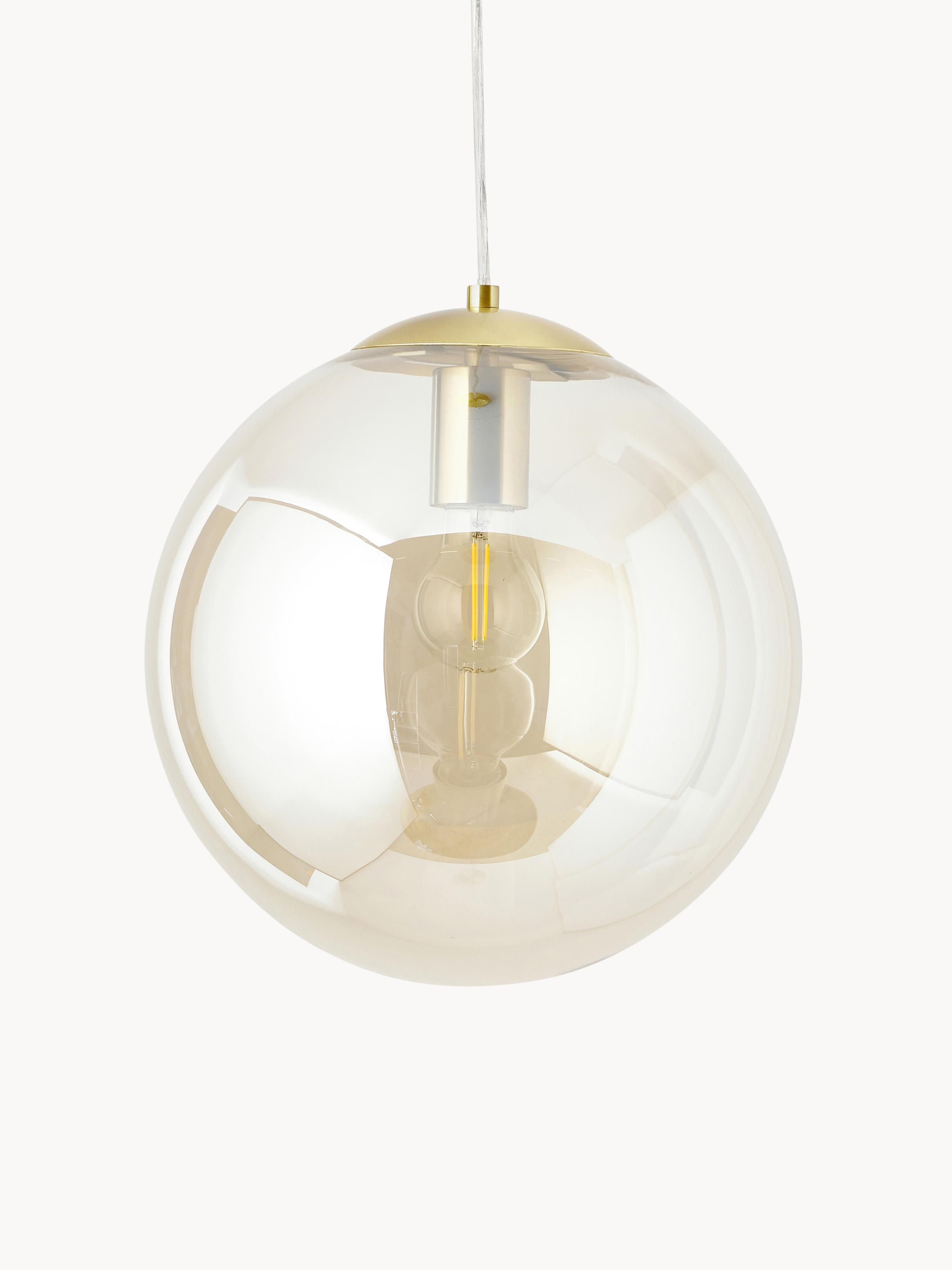 Suspension boule en verre Maddox - Doré