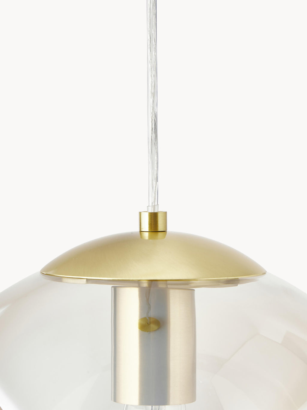 Suspension boule en verre Maddox - Doré