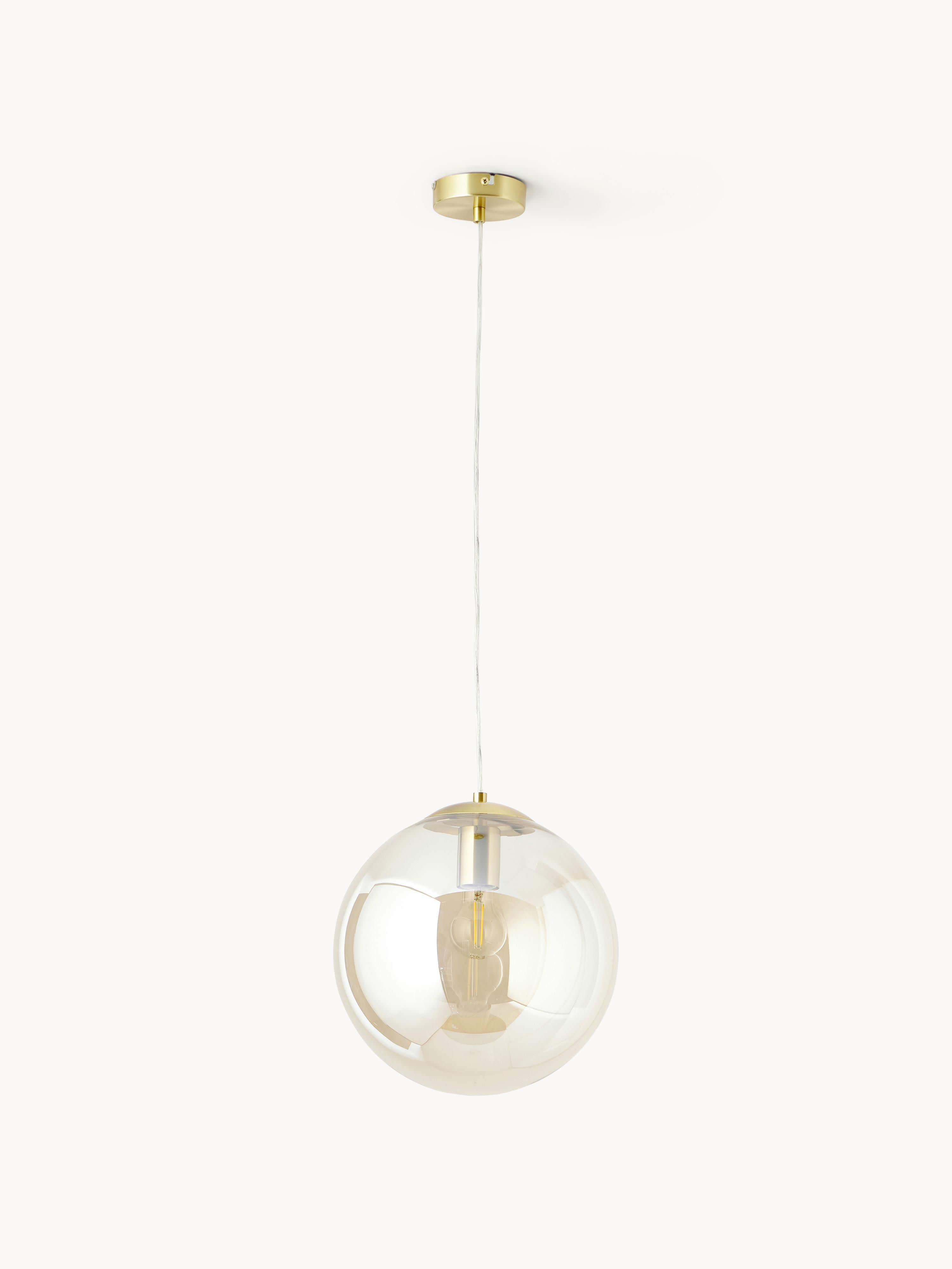 Suspension boule en verre Maddox - Doré
