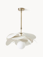 Suspension design Thorvard - Blanc cassé, doré