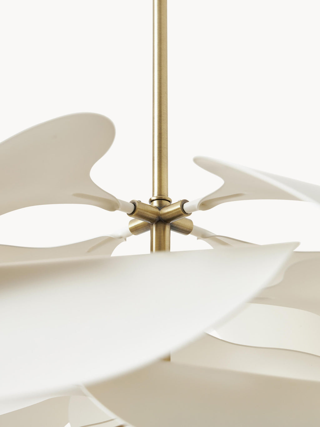 Suspension design Thorvard - Blanc cassé, doré