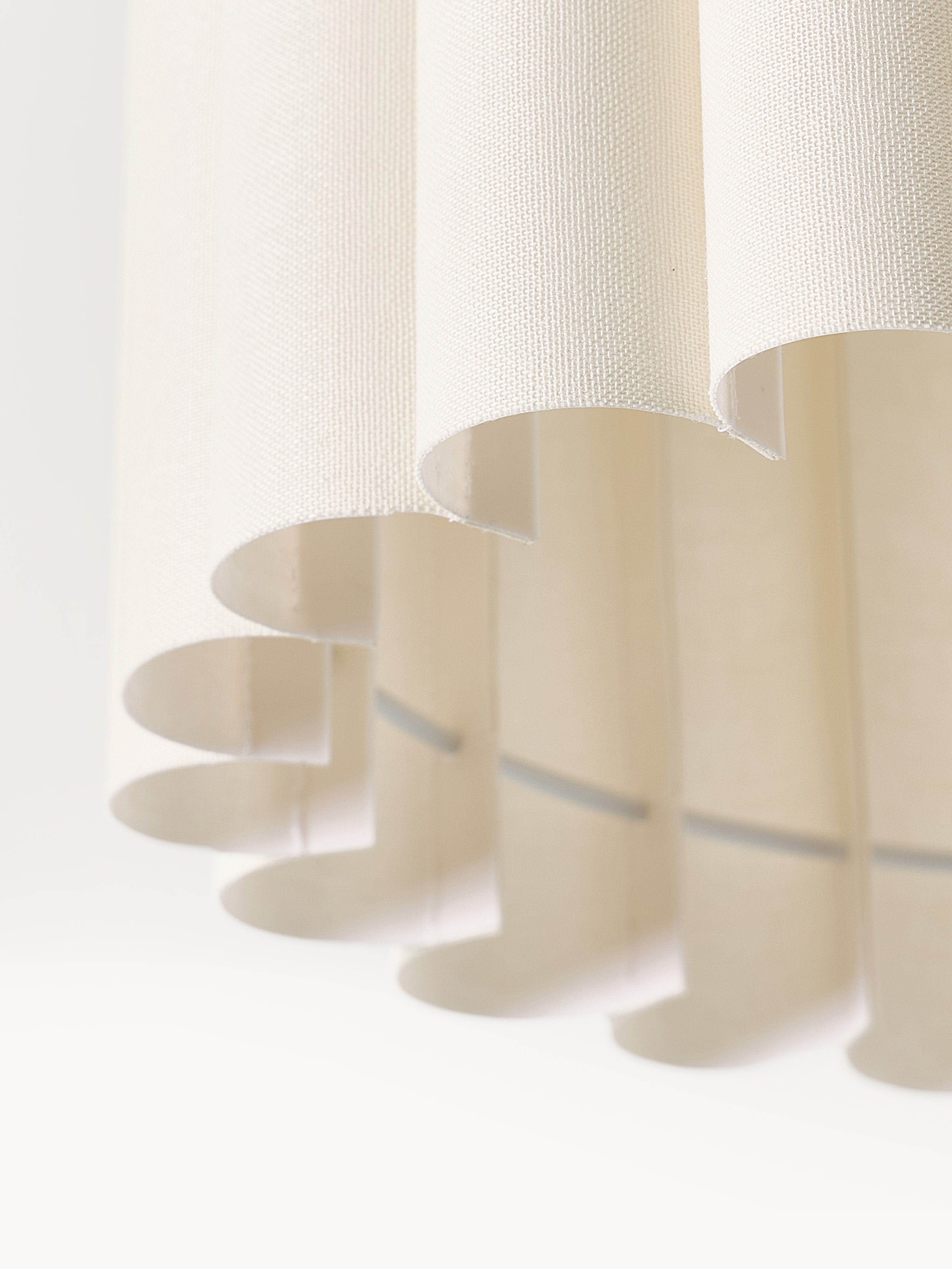 Plafonnier en lin Bjartmar - Beige clair