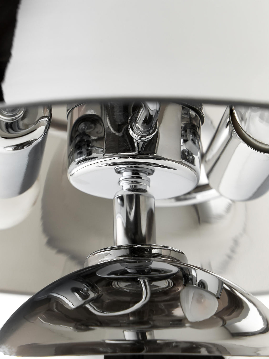 Lampe à poser ajustable en verre réfléchissant Volund - Gris chrome, surface réfléchissante