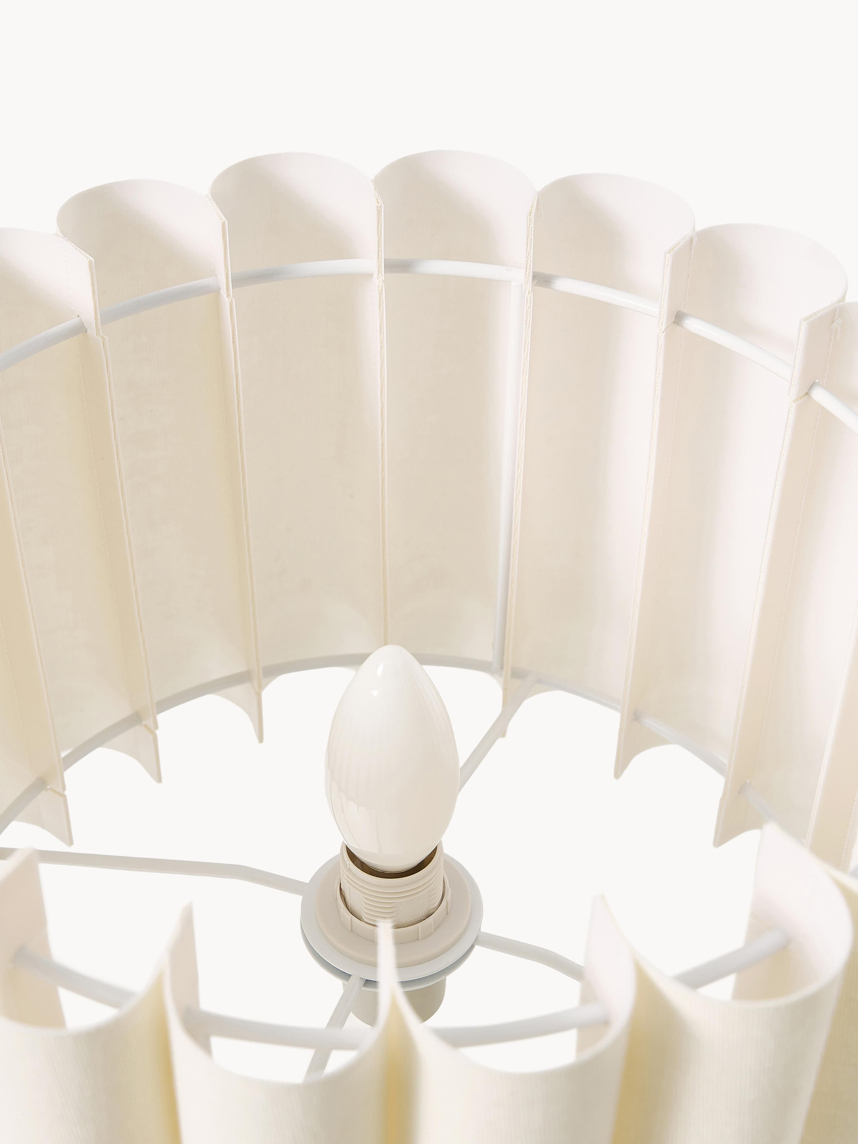 Lampe à poser en lin Bjartmar - Beige clair