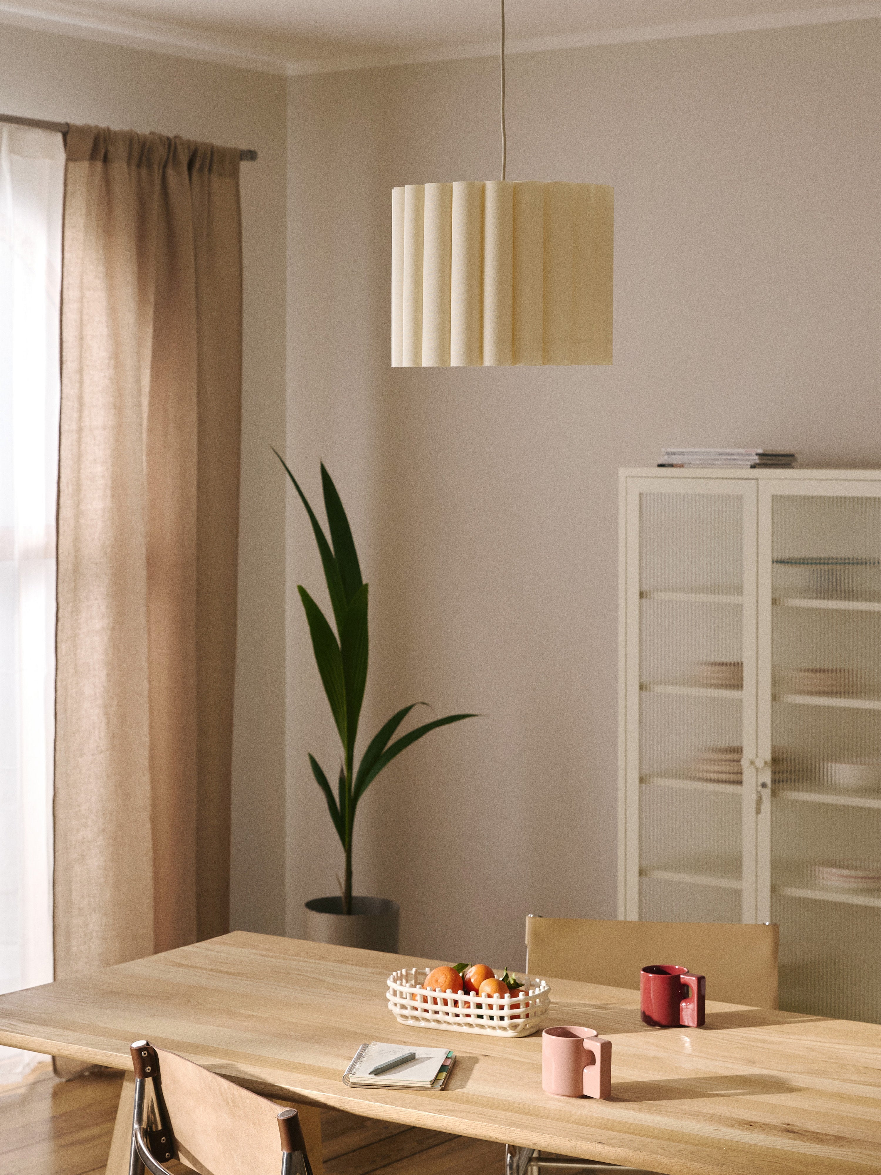 Suspension en lin Bjartmar - Beige clair