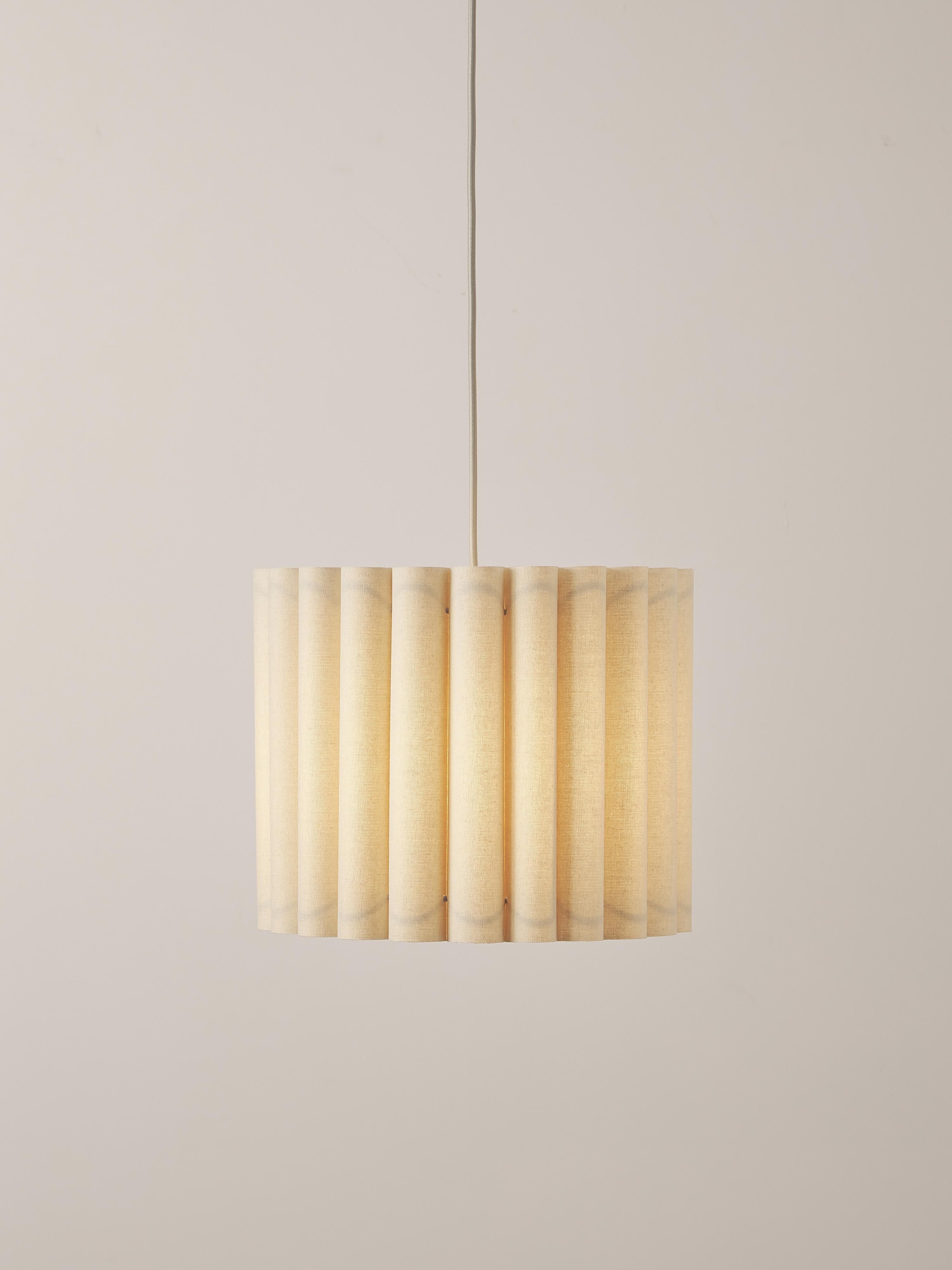 Suspension en lin Bjartmar - Beige clair