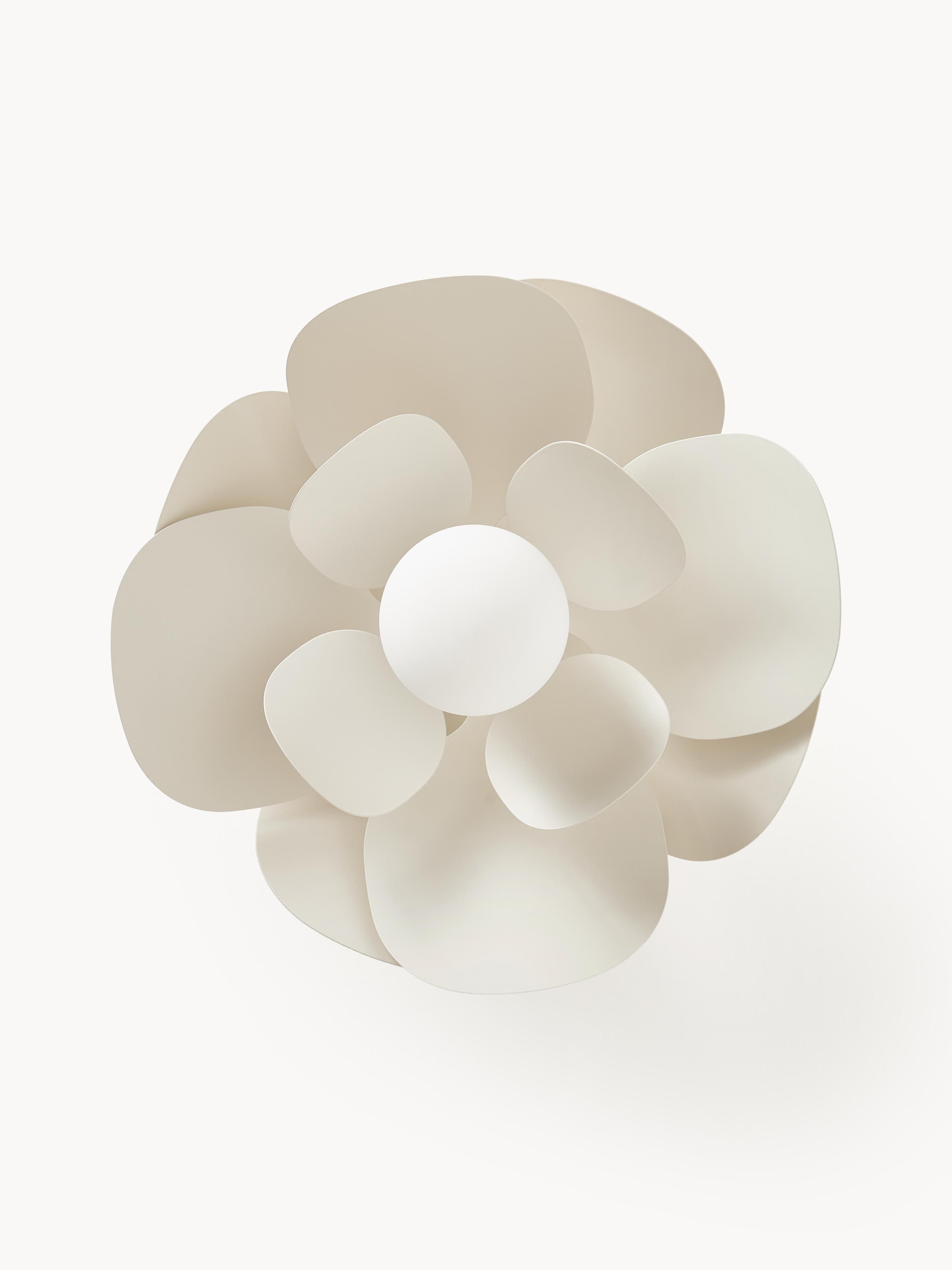 Plafonnier design Thorvard - Blanc cassé, couleur dorée