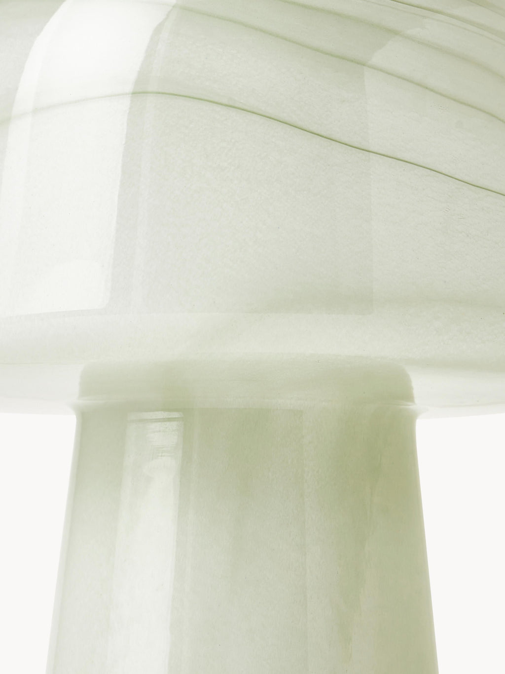 Petite lampe à poser aspect marbre Ean - Vert olive look marbre