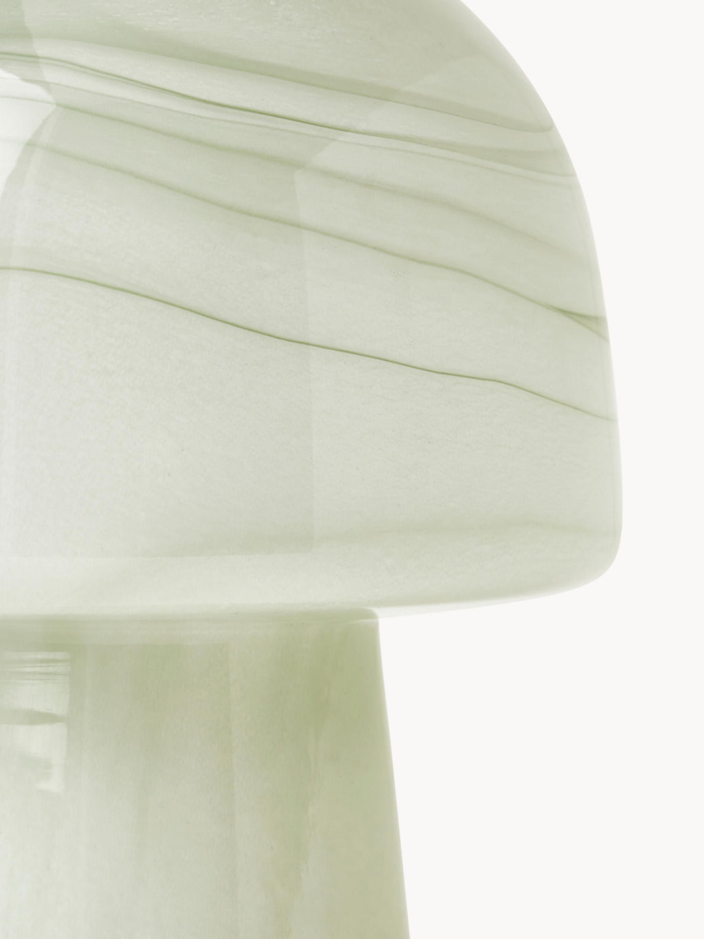 Petite lampe à poser aspect marbre Ean - Vert olive look marbre