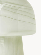 Petite lampe à poser aspect marbre Ean - Vert olive look marbre