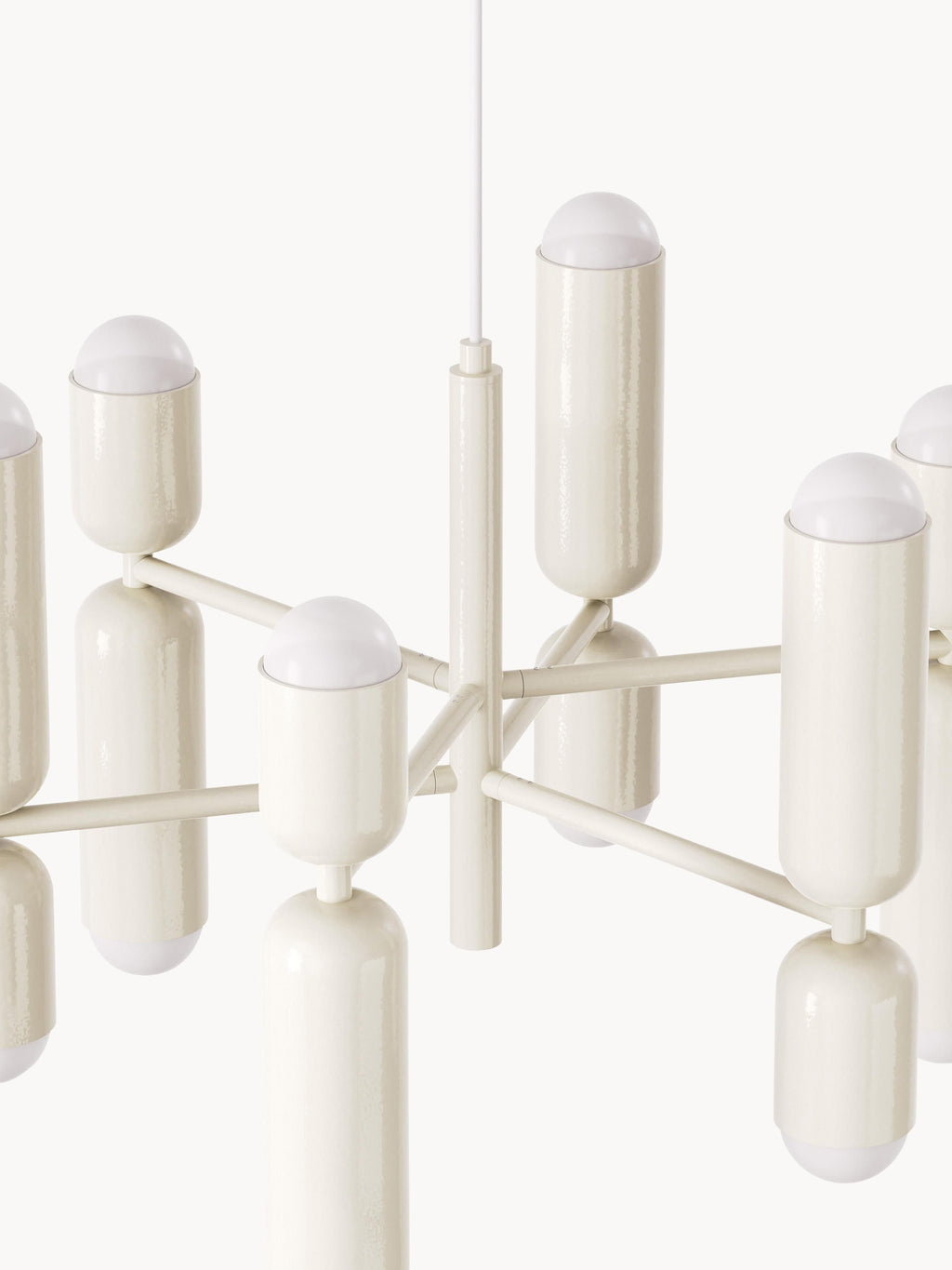 Suspension LED Walder - Blanc cassé