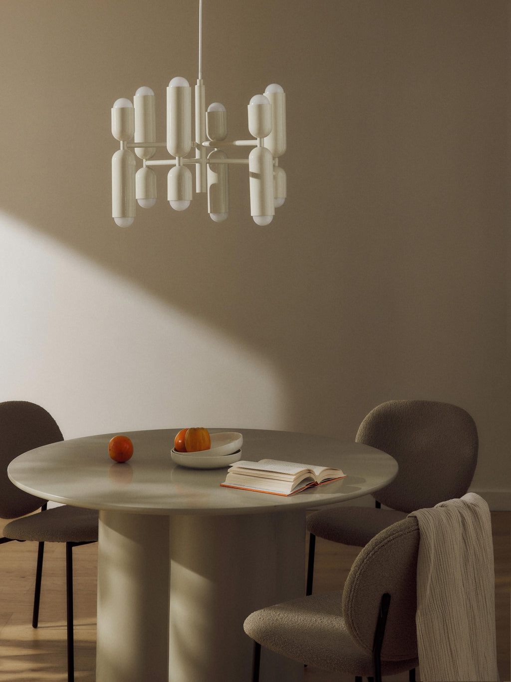 Suspension LED Walder - Blanc cassé