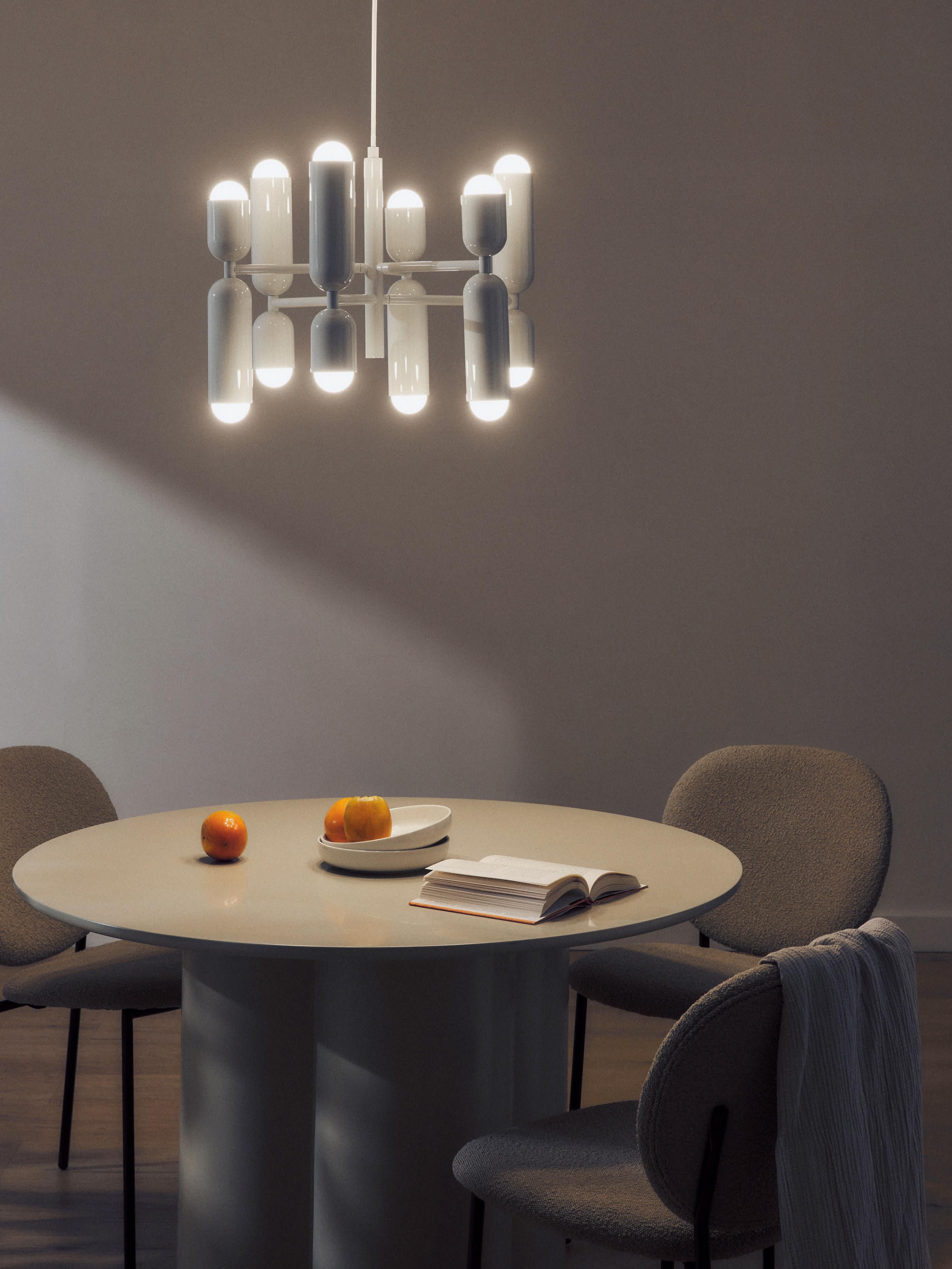 Suspension LED Walder - Blanc cassé