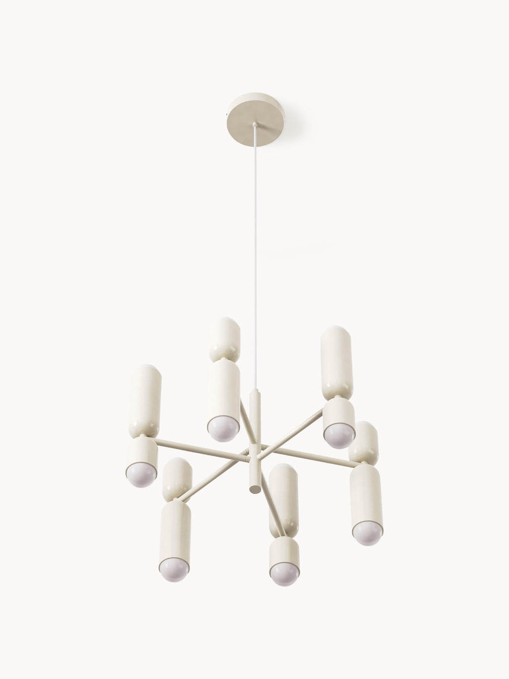 Suspension LED Walder - Blanc cassé