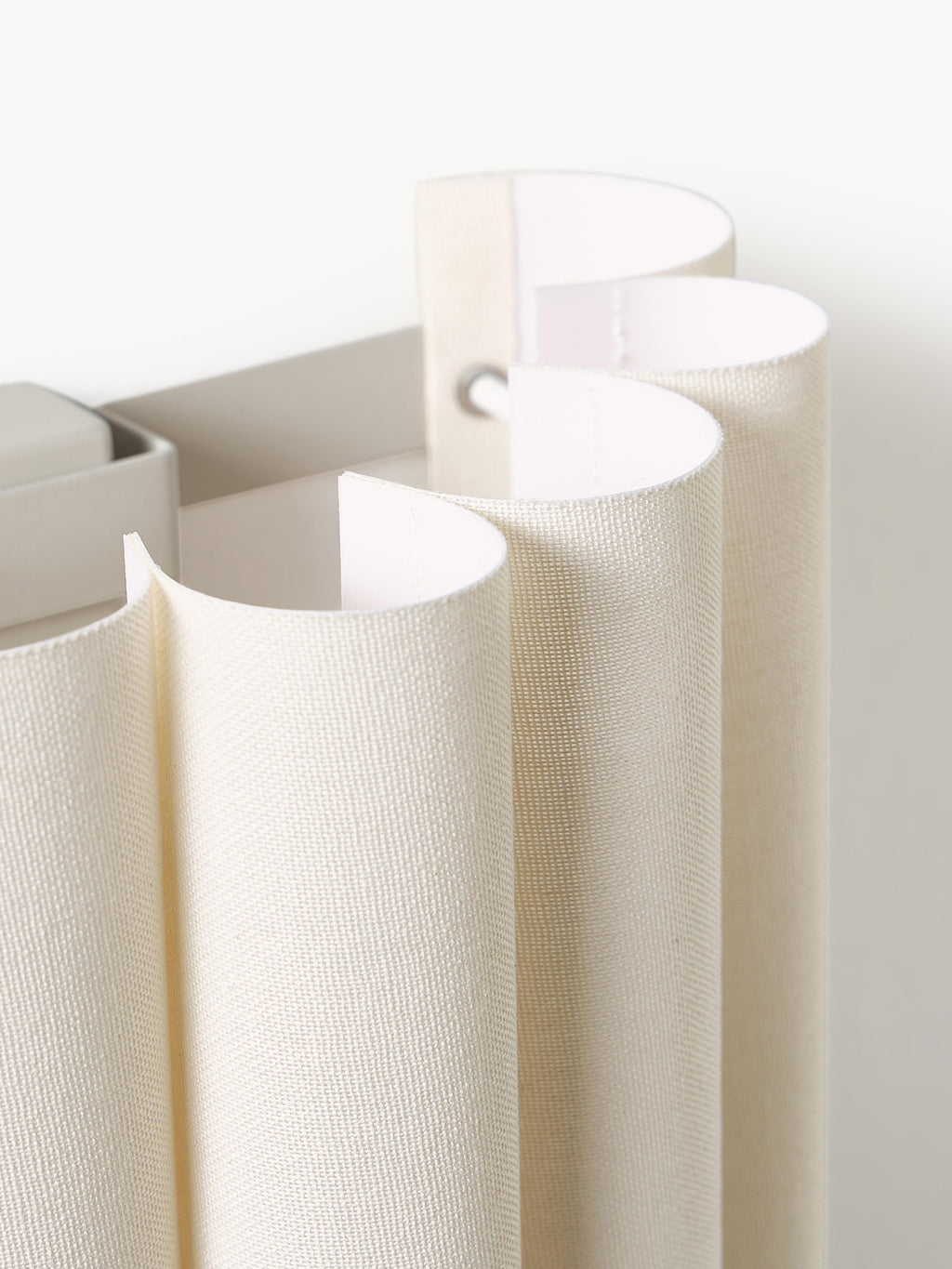 Applique murale en lin Bjartmar - Beige clair