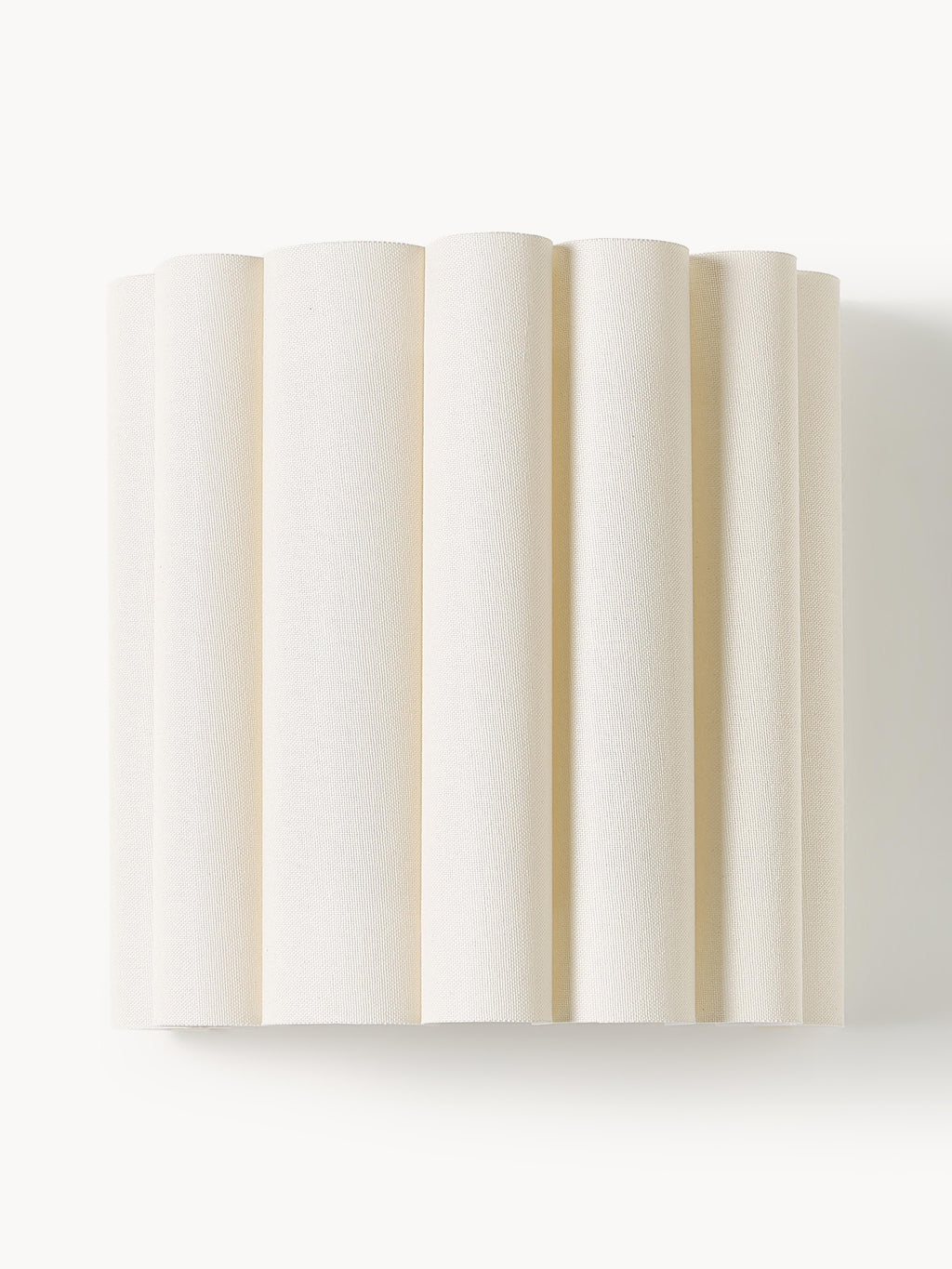 Applique murale en lin Bjartmar - Beige clair