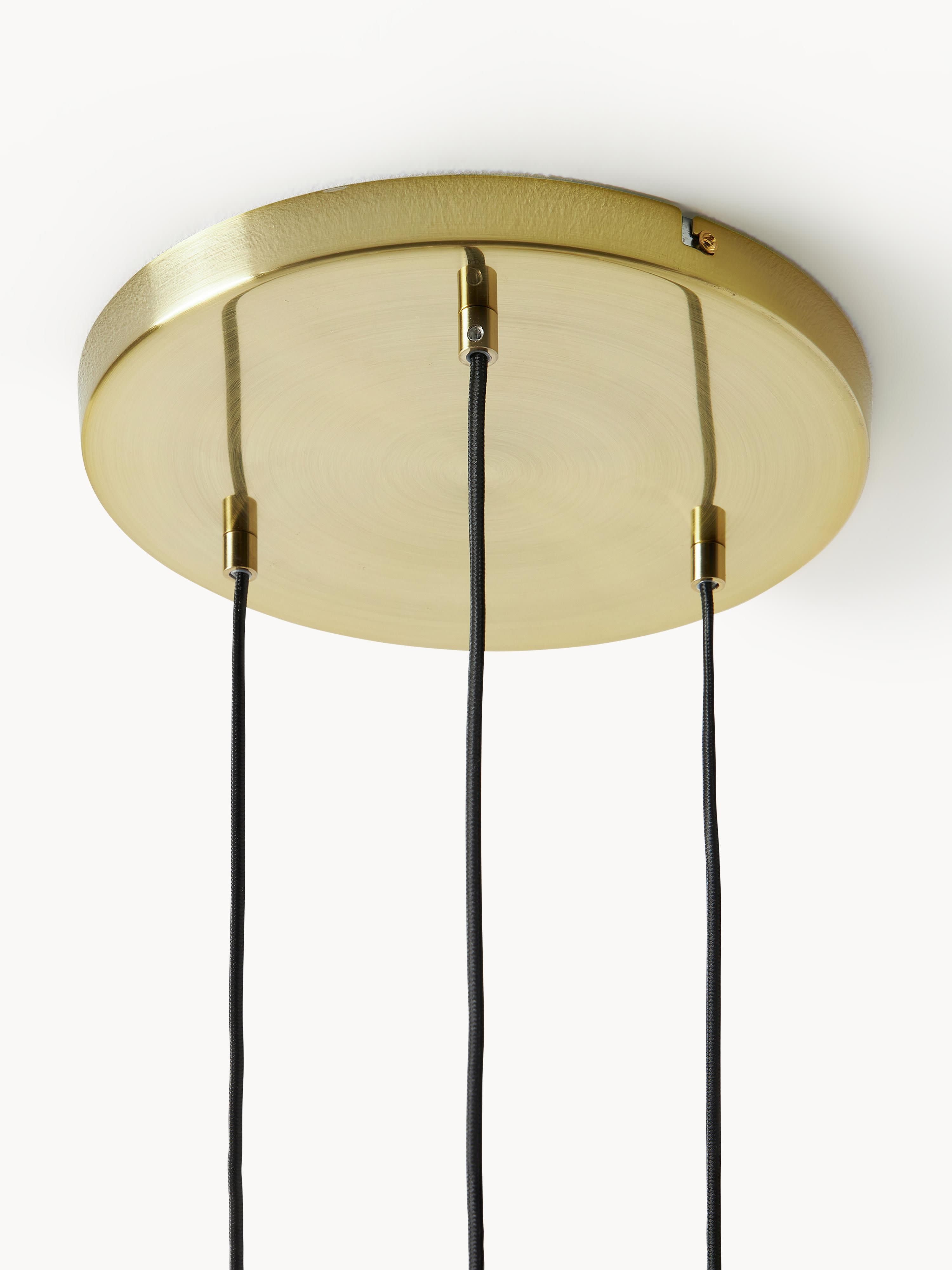Suspension en verre teinté Kenric - Multicolore, transparent
