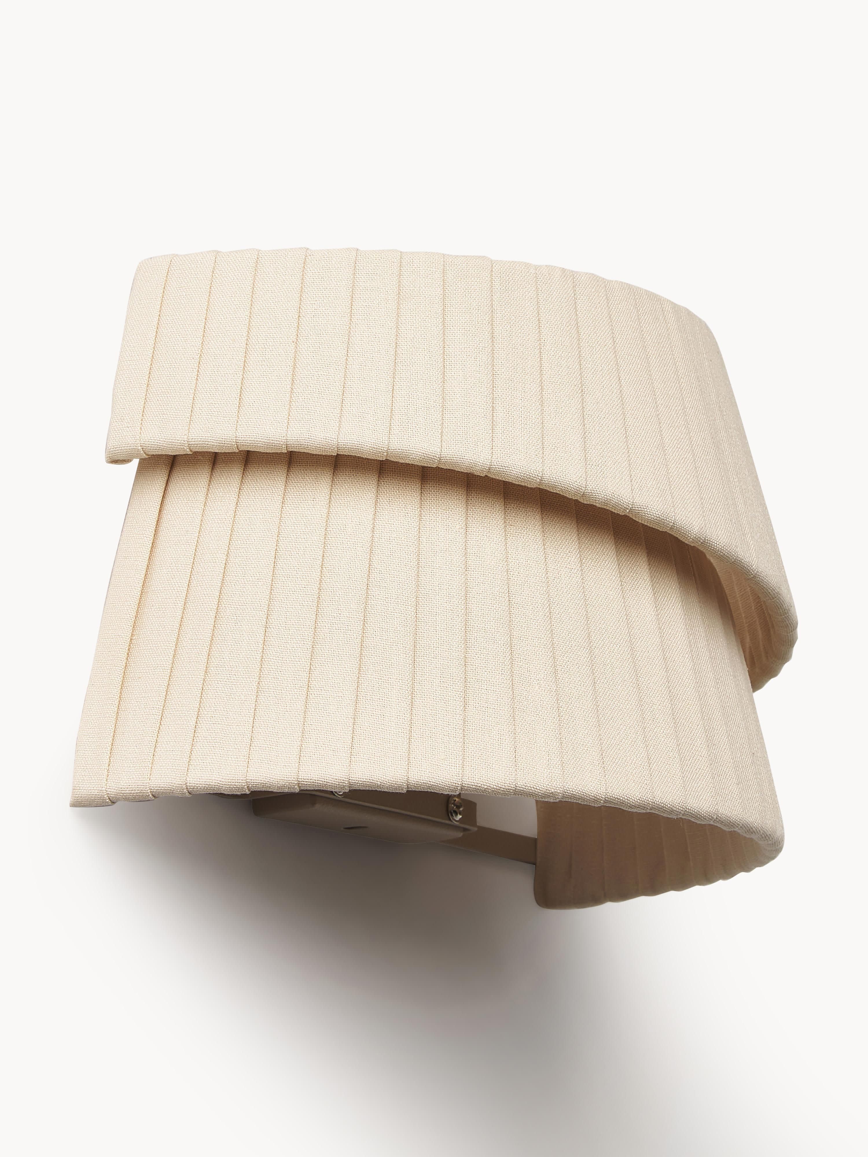 Applique avec abat-jour asymétrique Elfrad - Beige