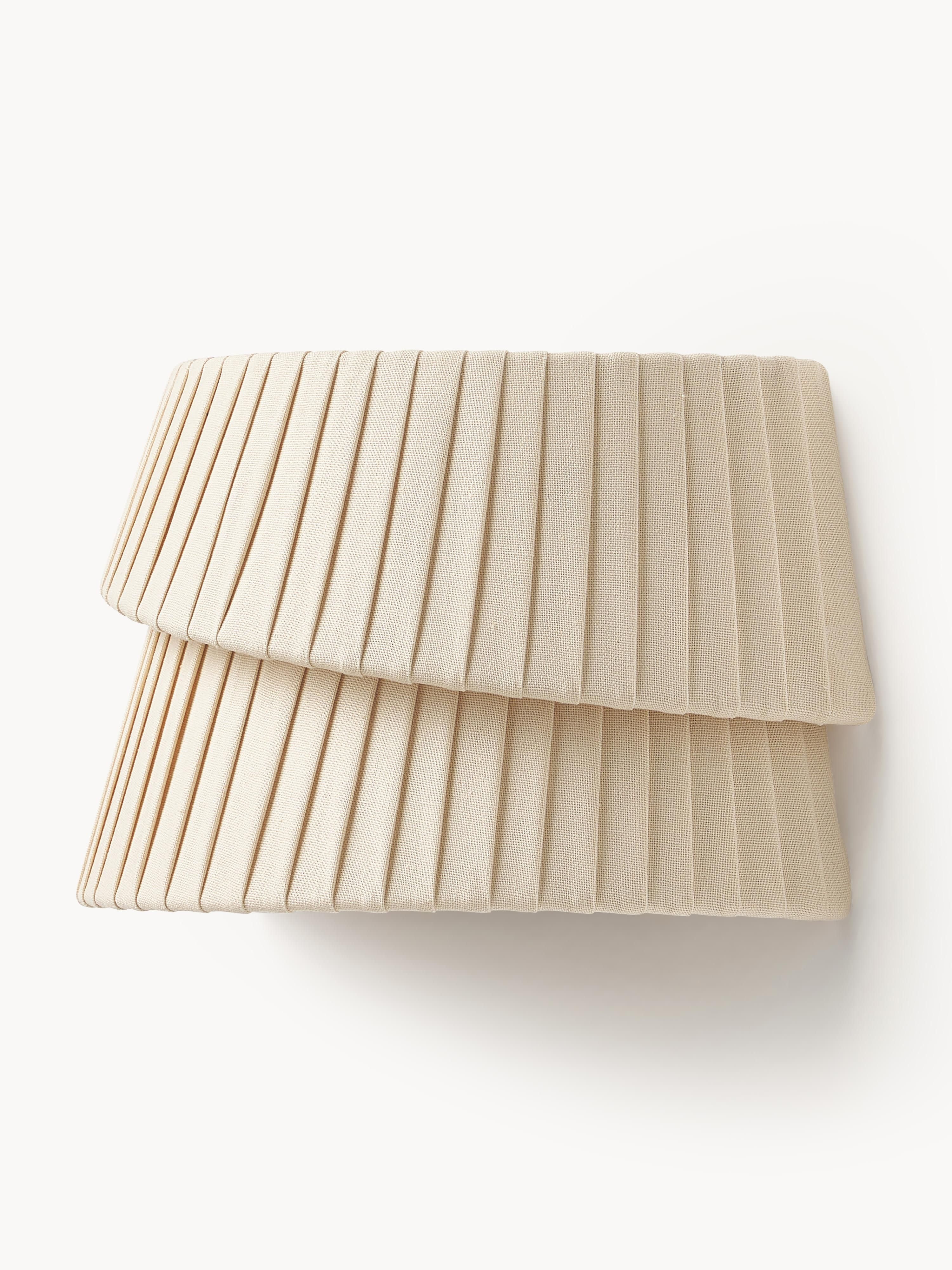 Applique avec abat-jour asymétrique Elfrad - Beige