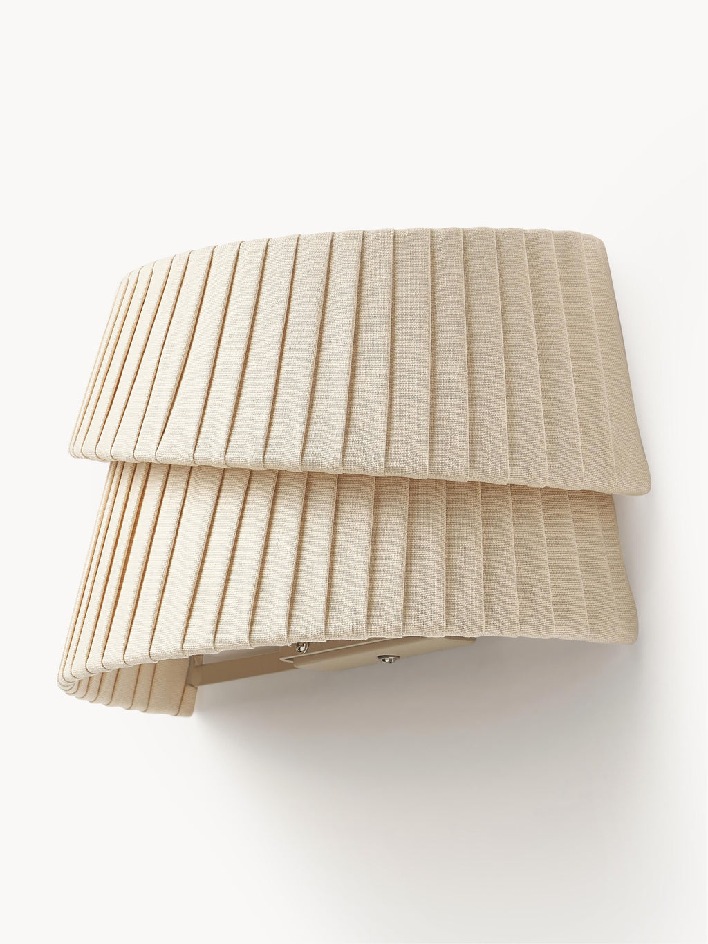 Applique avec abat-jour asymétrique Elfrad - Beige