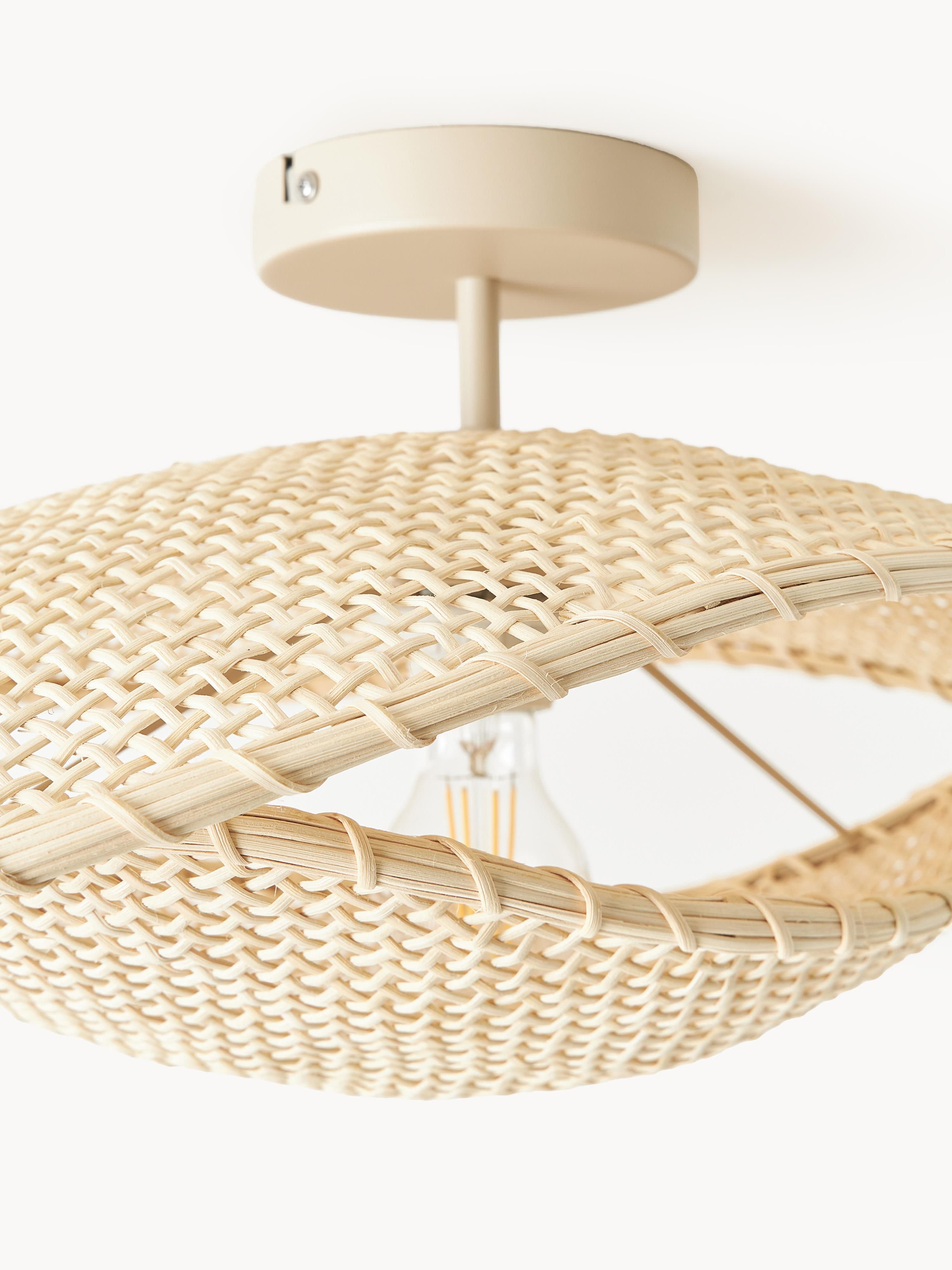 Plafonnier en rotin Tobbe - Beige