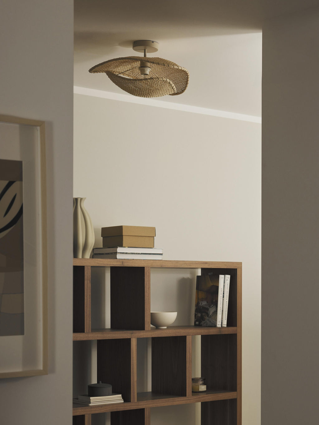 Plafonnier en rotin Tobbe - Beige