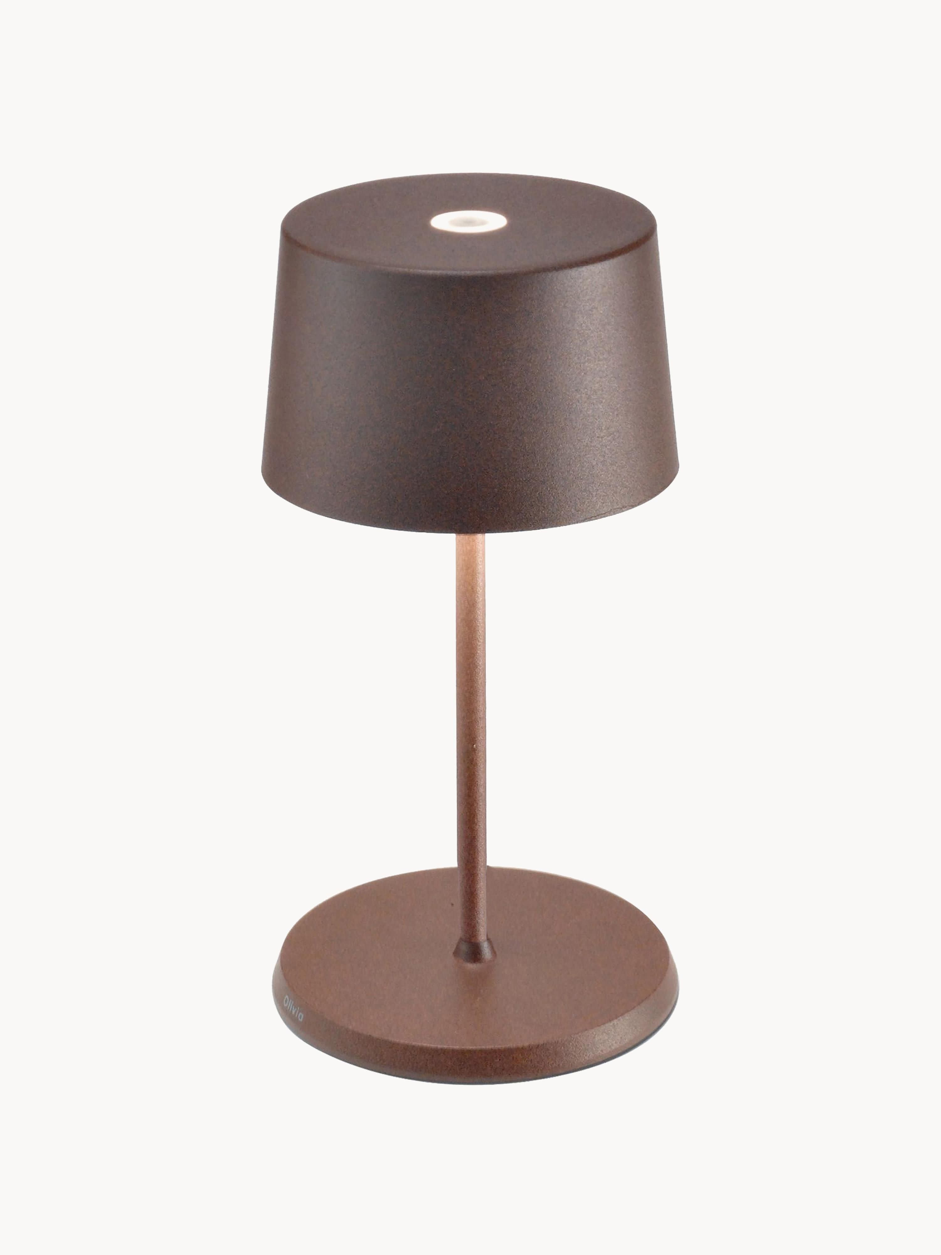 Lampe à poser LED mobile Olivia Mini Zion, intensité ajustable - Nougat