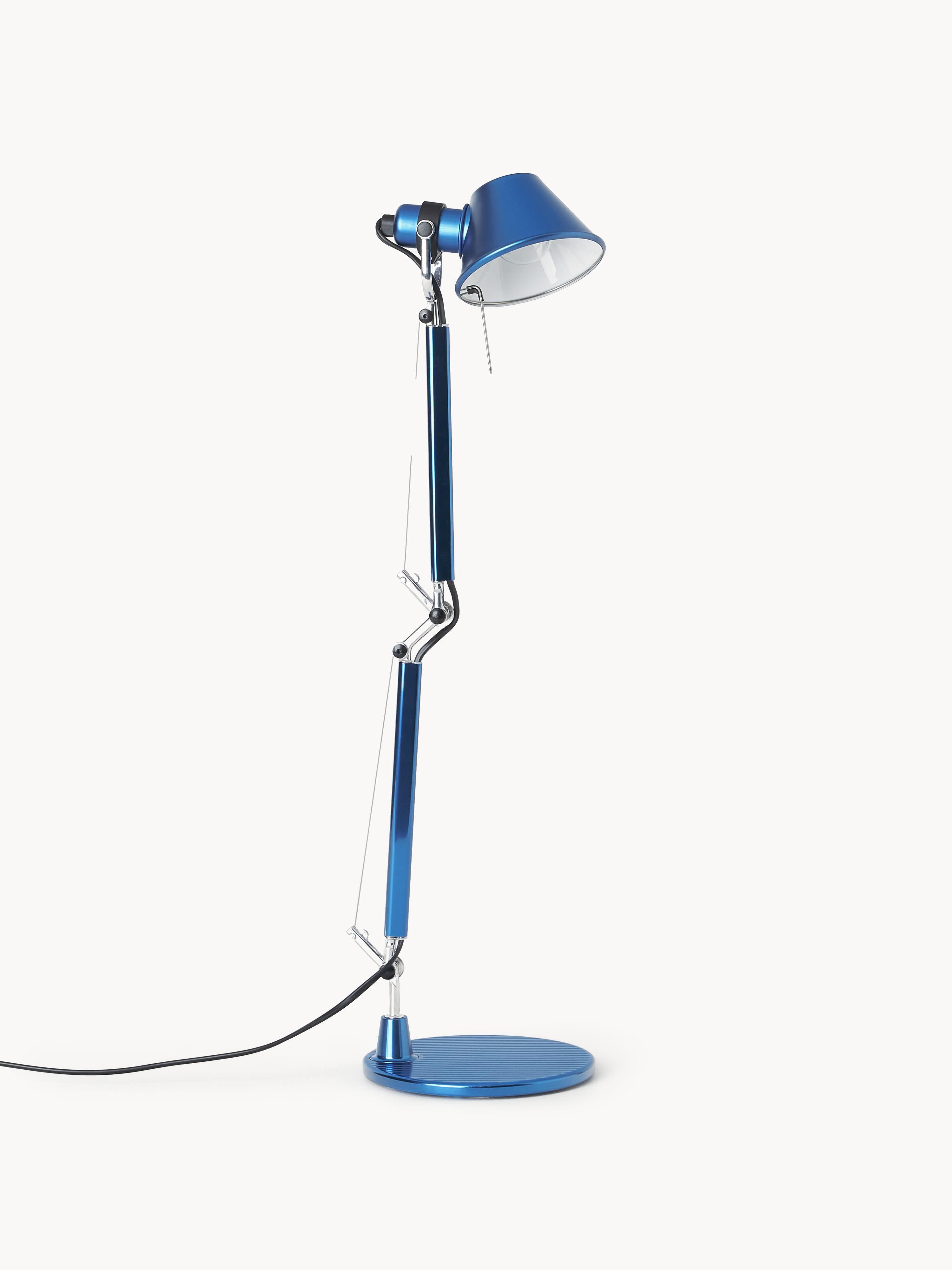 Lampe de bureau orientable Samuel - Bleu, mat
