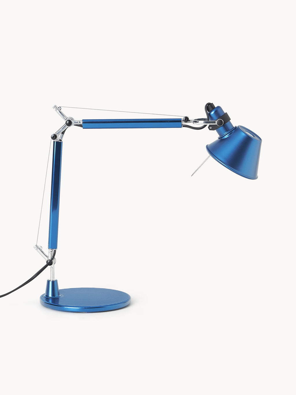 Lampe de bureau orientable Samuel - Bleu, mat
