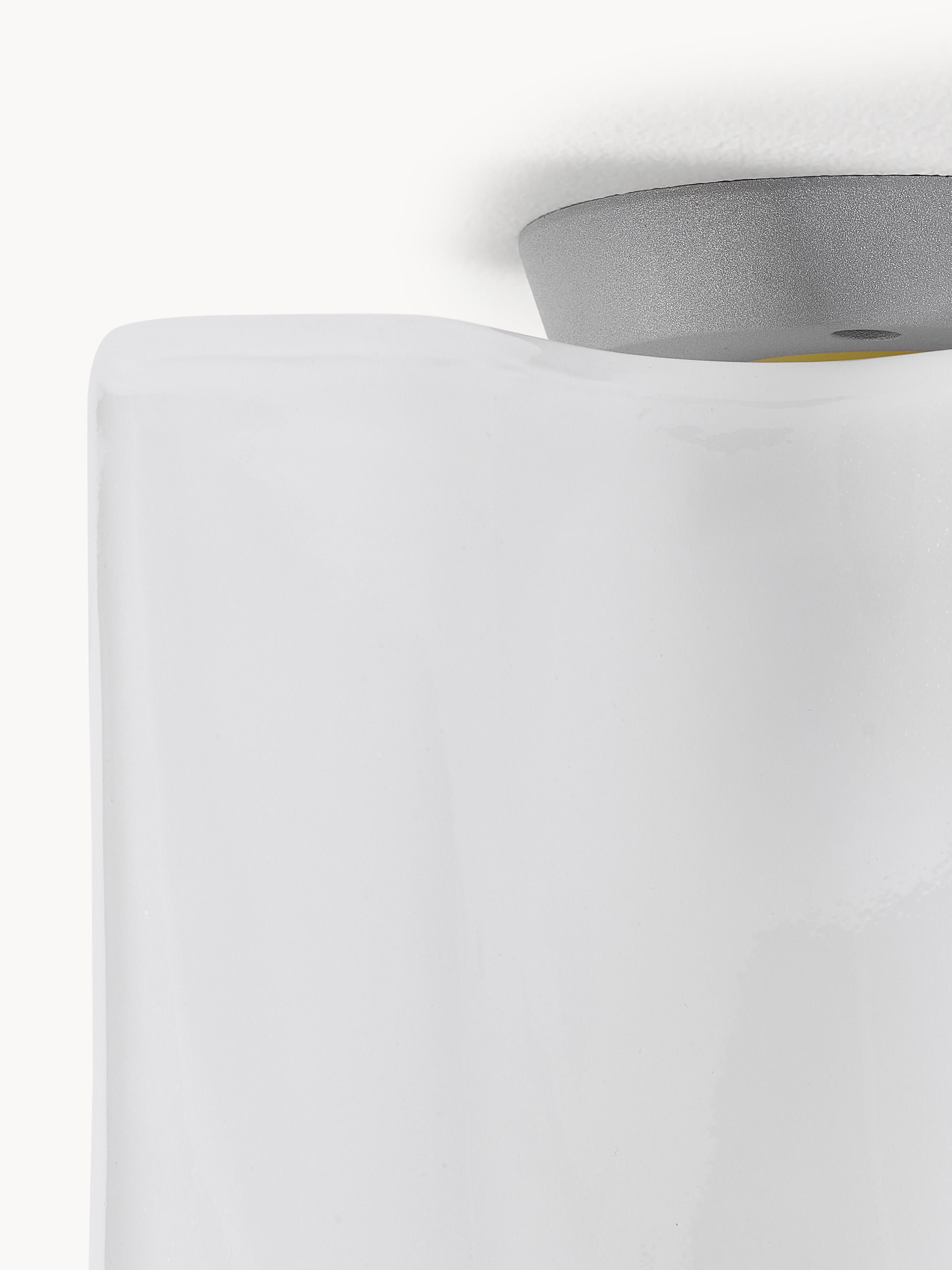 Petit plafonnier soufflé bouche Halden - Transparent