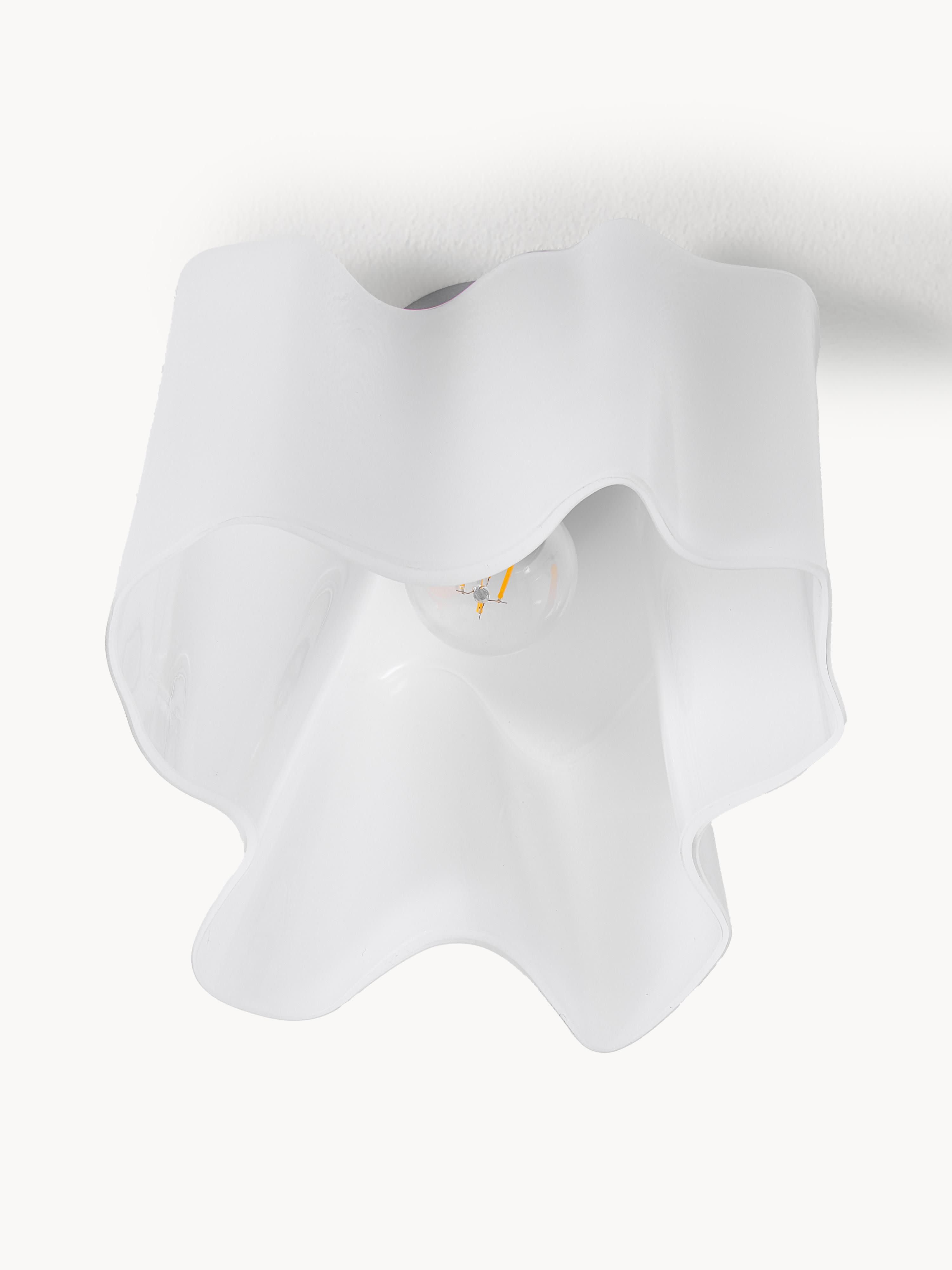 Petit plafonnier soufflé bouche Halden - Transparent