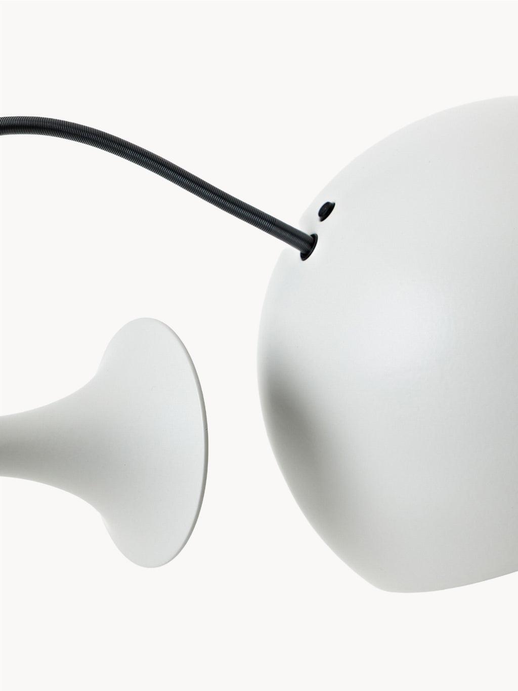 Lampe de bureau LED orientable Herman, intensité ajustable - Grège
