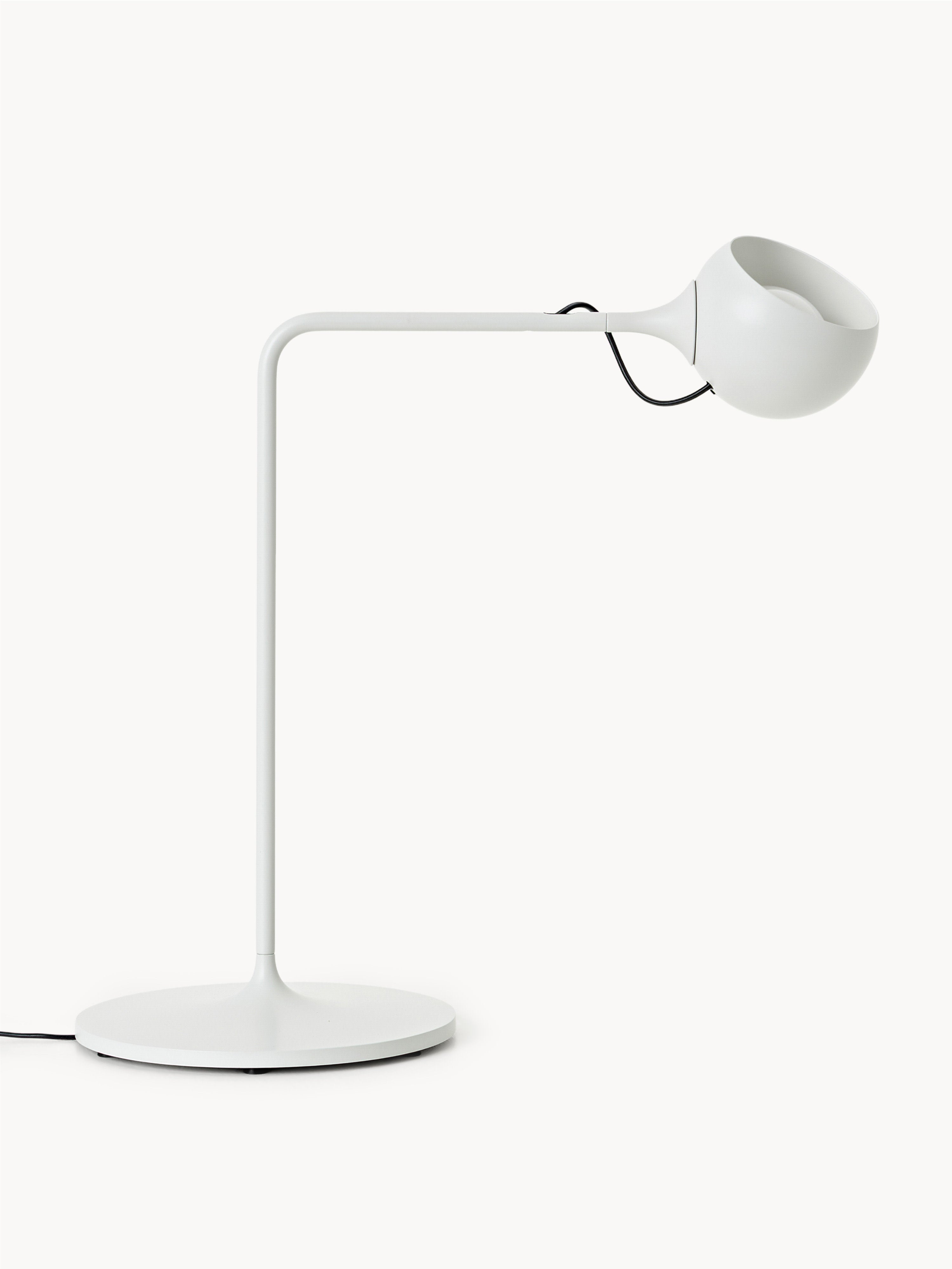 Lampe de bureau LED orientable Herman, intensité ajustable - Grège