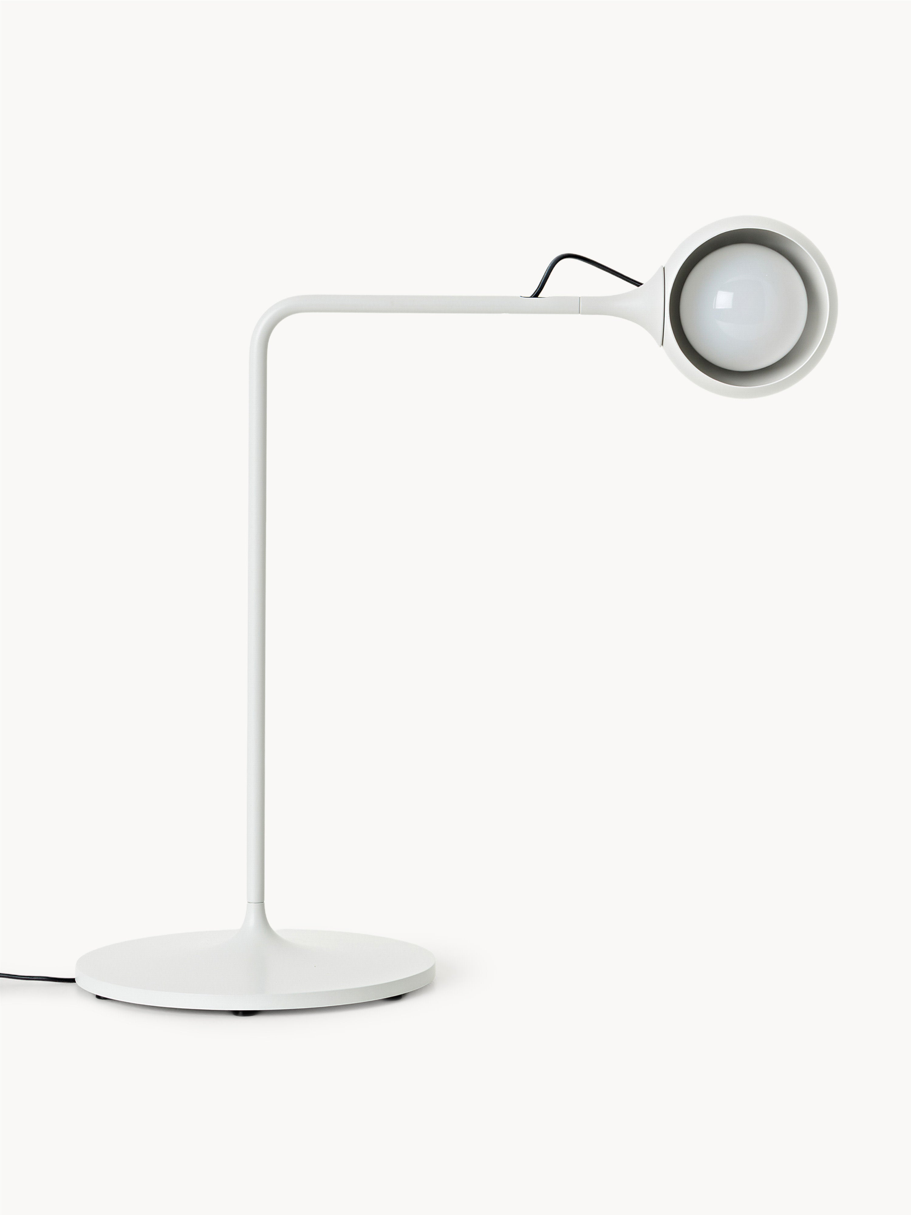 Lampe de bureau LED orientable Herman, intensité ajustable - Grège